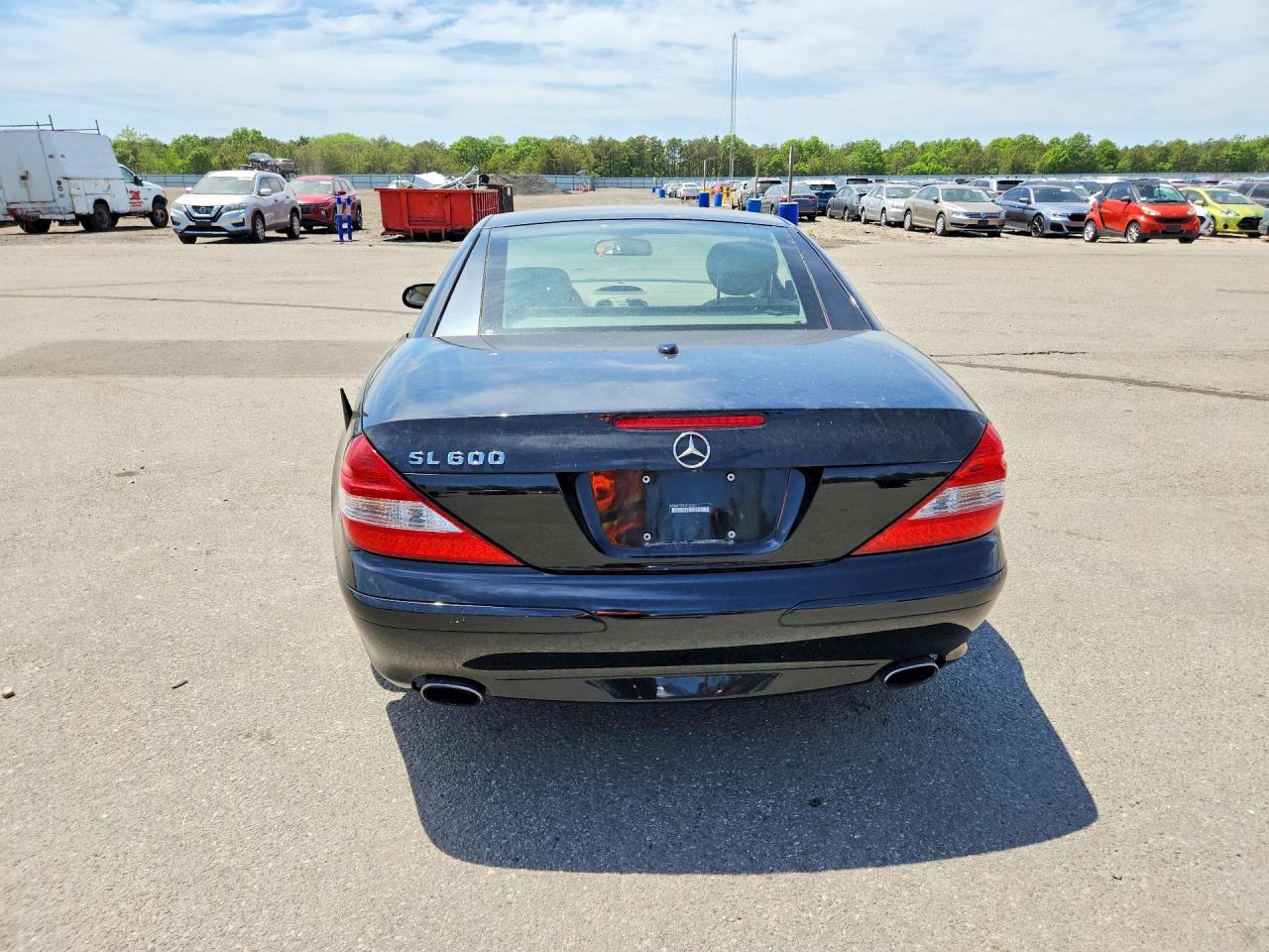 2007 Mercedes-benz Sl 600 Black vin: WDBSK77F57F132361