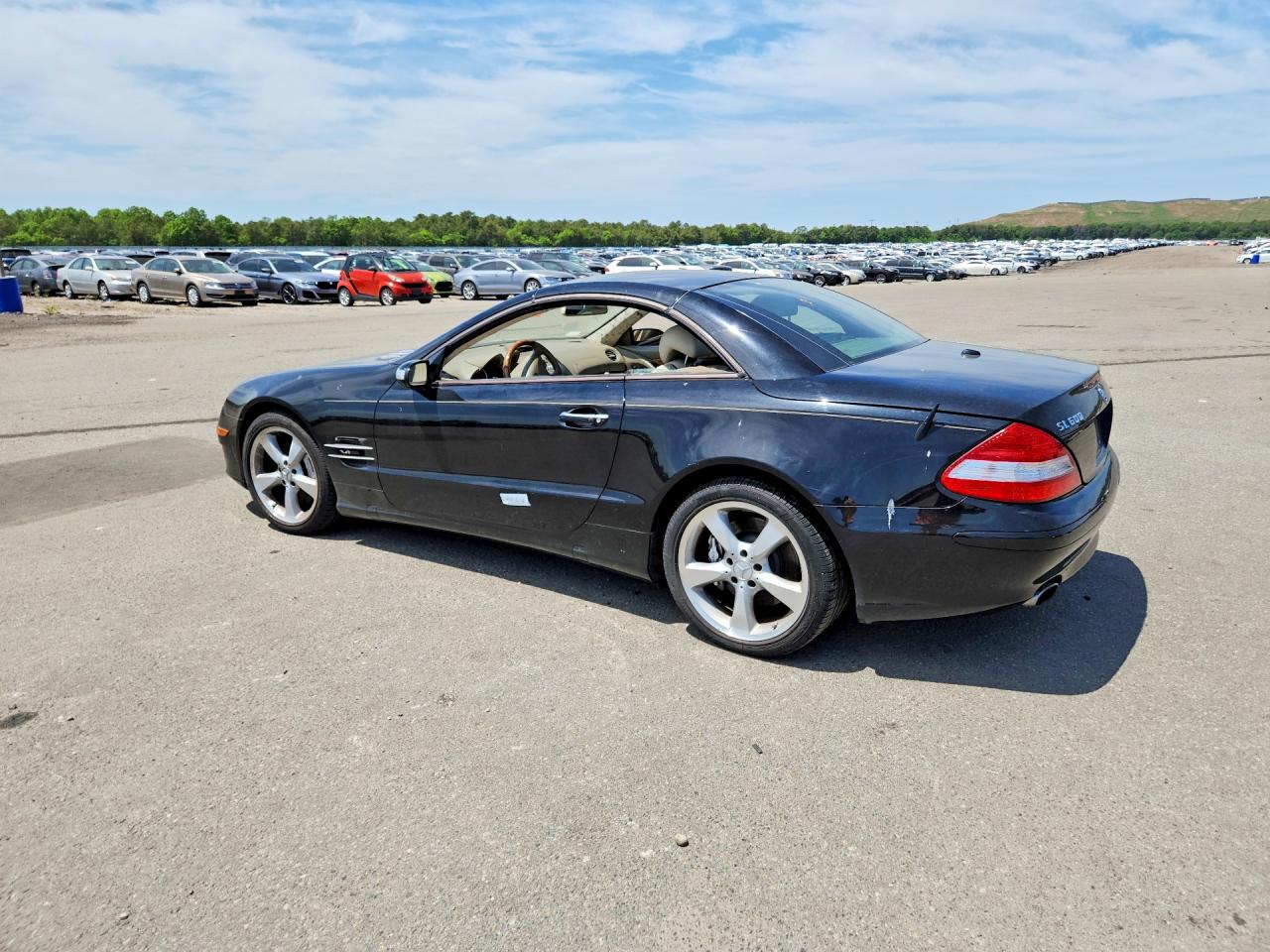 2007 Mercedes-benz Sl 600 Black vin: WDBSK77F57F132361