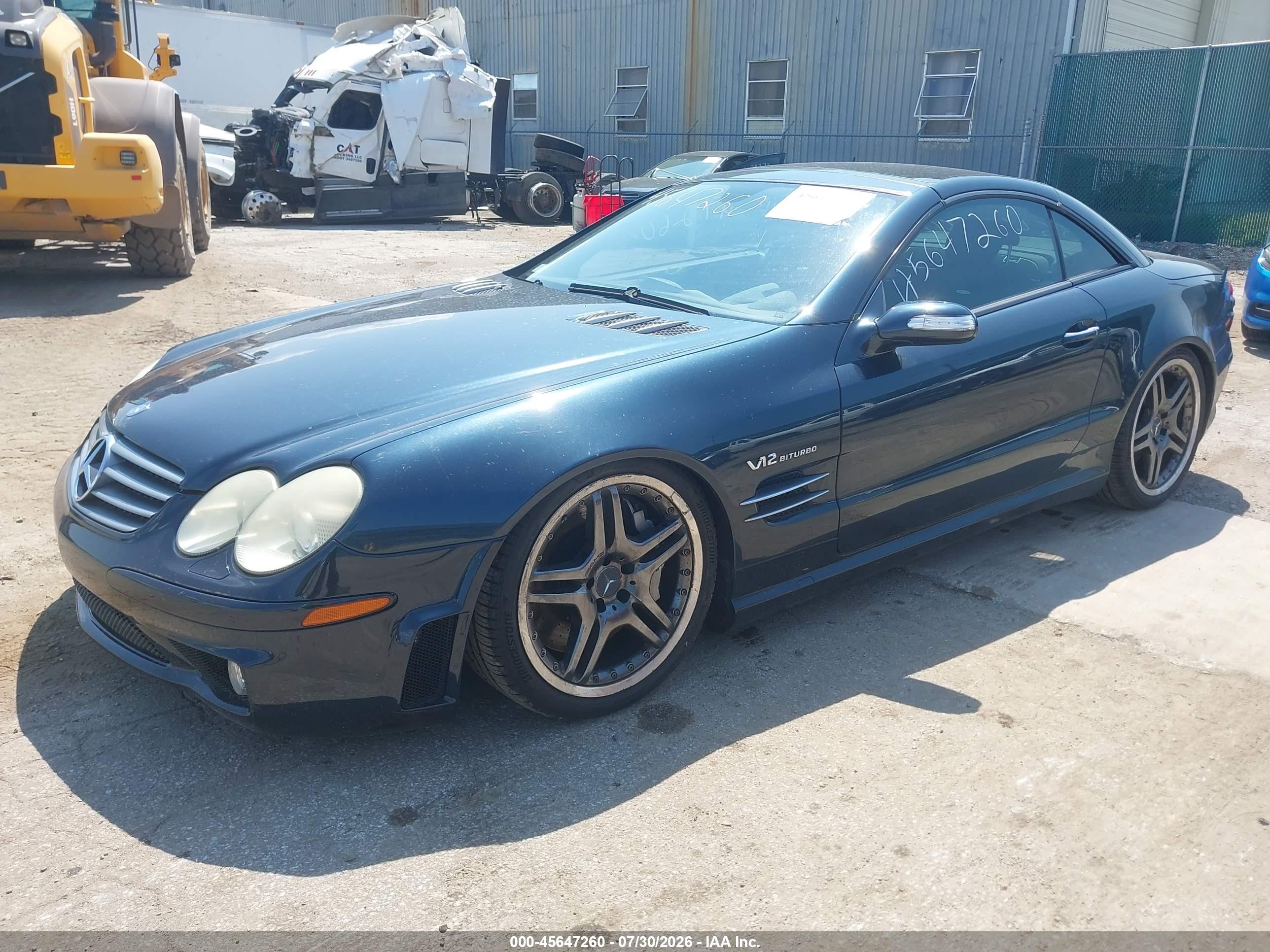 2006 Mercedes-benz Sl 65 Amg Gray vin: WDBSK79F06F111770