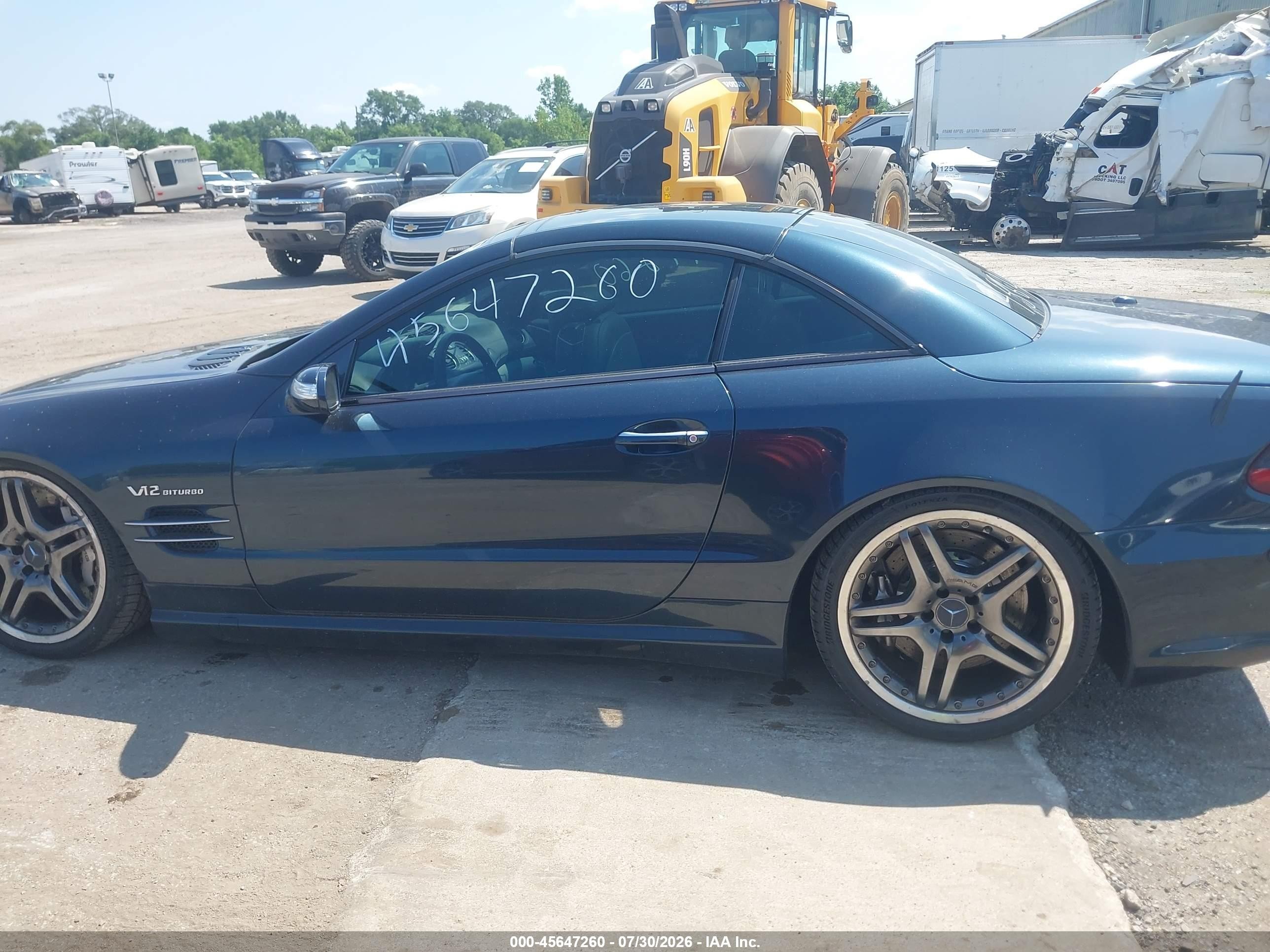 2006 Mercedes-benz Sl 65 Amg Gray vin: WDBSK79F06F111770