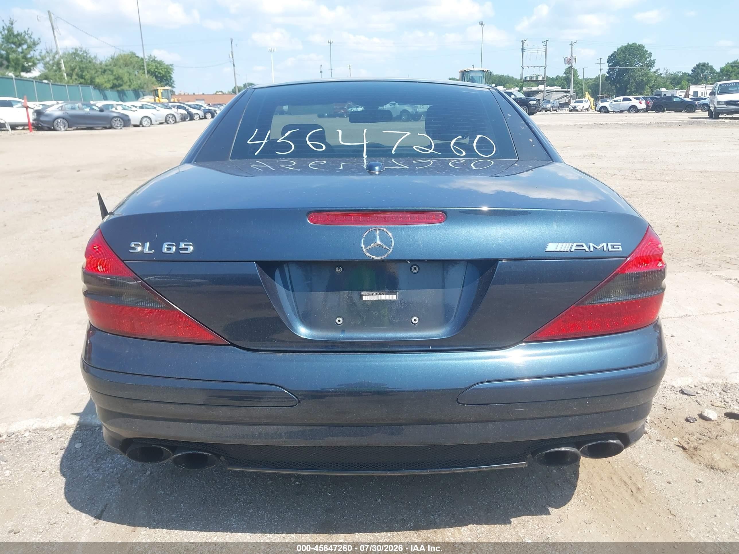2006 Mercedes-benz Sl 65 Amg Gray vin: WDBSK79F06F111770