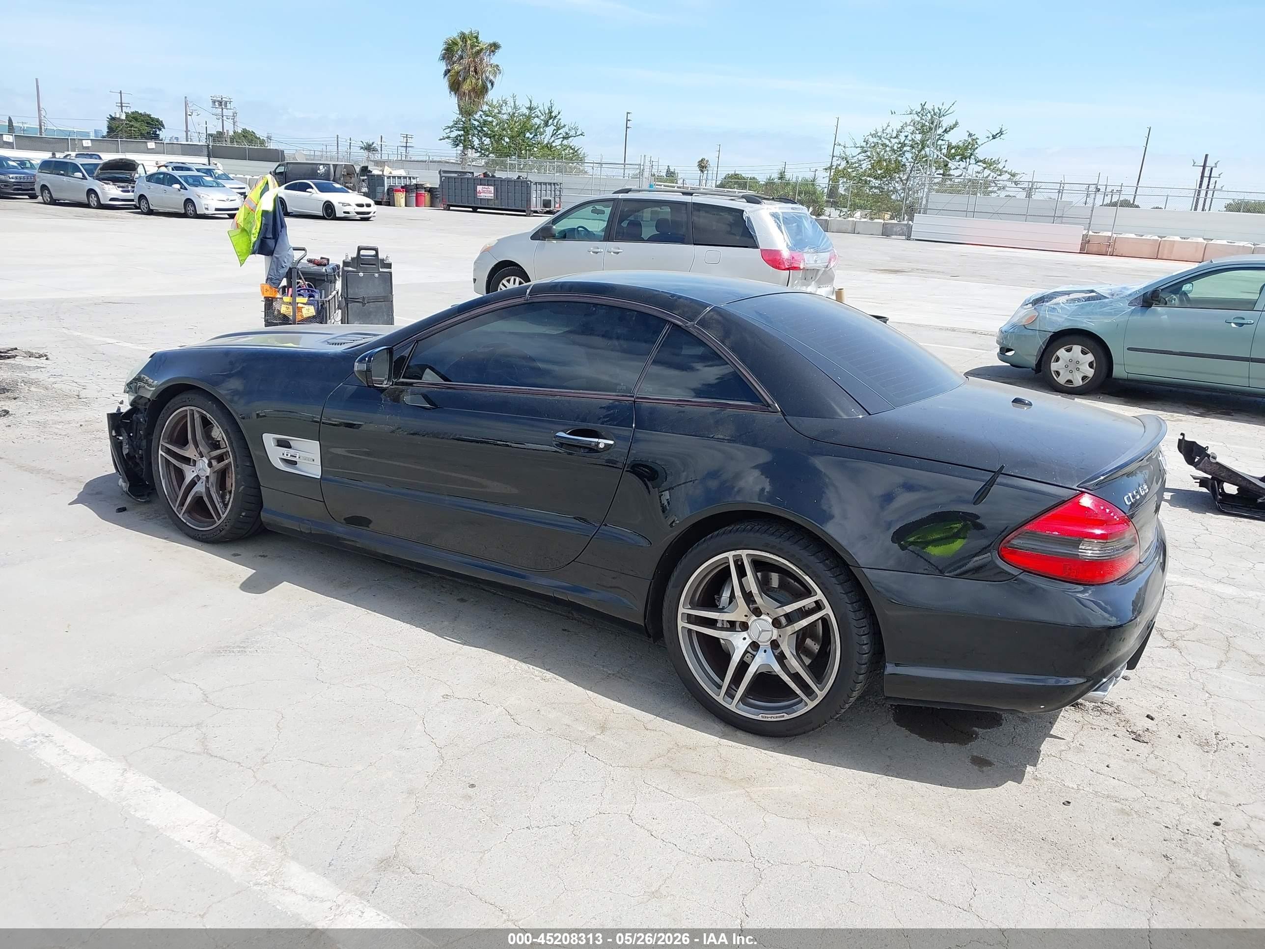 2011 Mercedes-benz Sl 63 Amg   Black vin: WDBSK7AA3BF161217