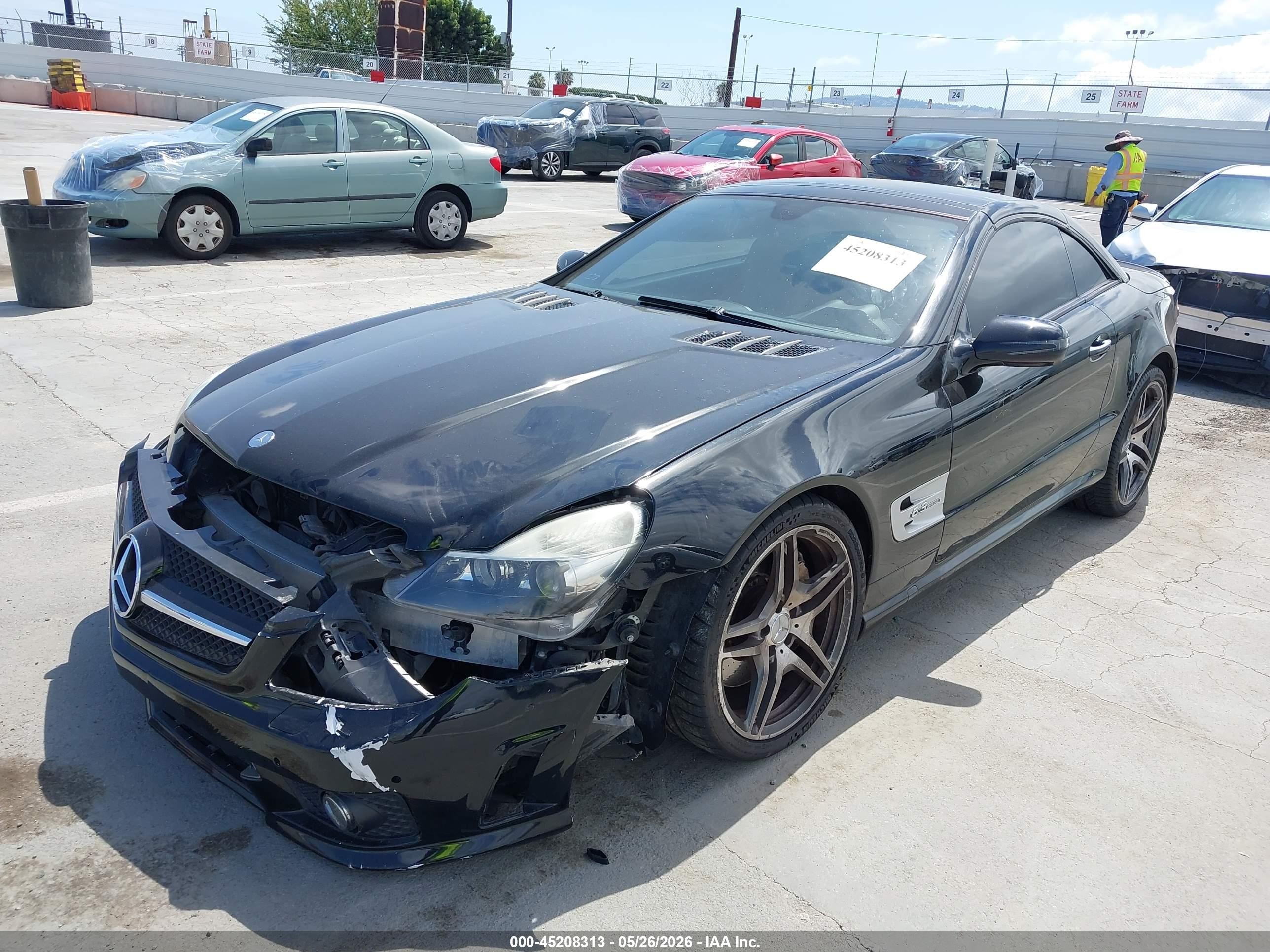 2011 Mercedes-benz Sl 63 Amg   Black vin: WDBSK7AA3BF161217