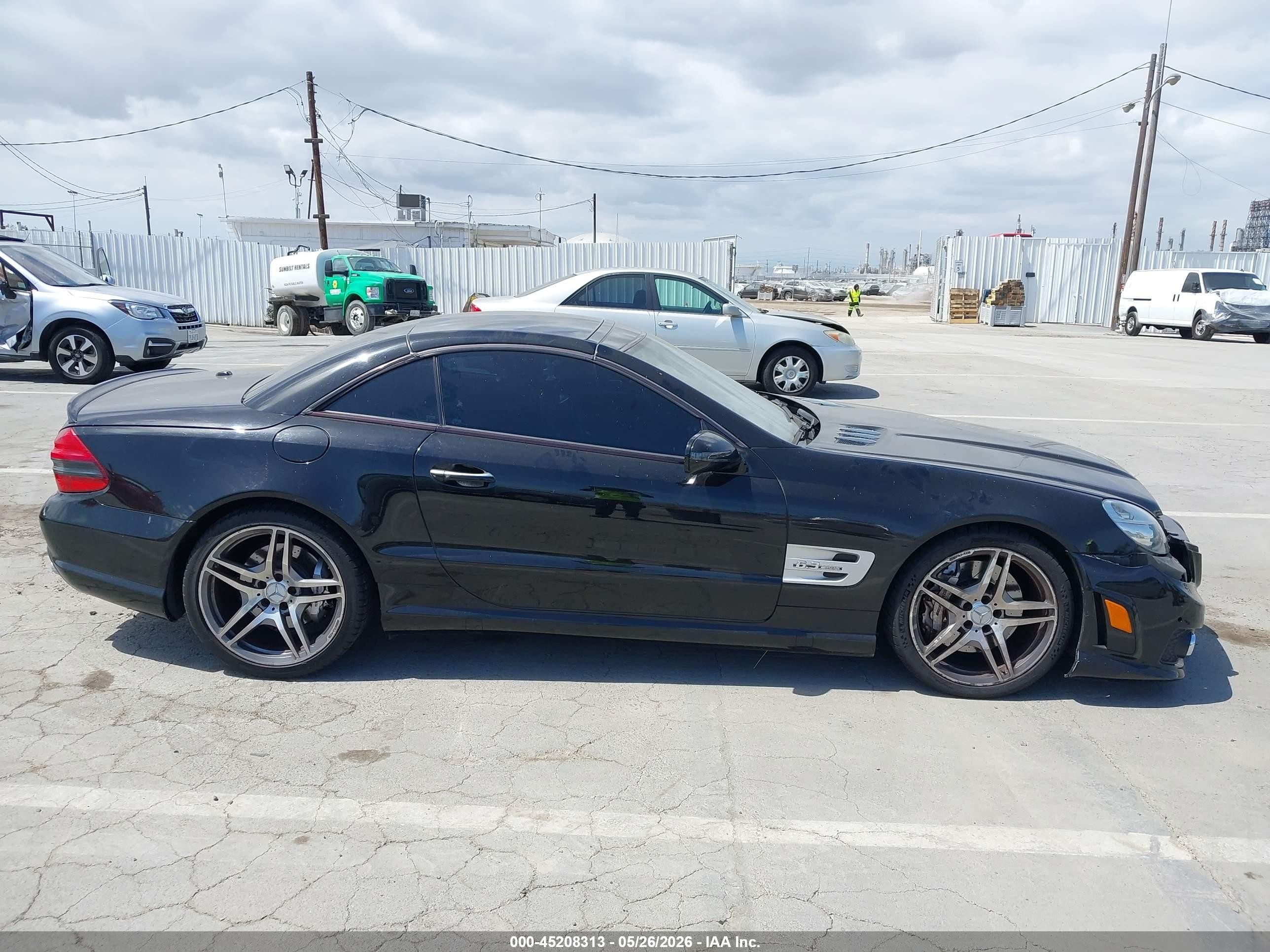 2011 Mercedes-benz Sl 63 Amg   Black vin: WDBSK7AA3BF161217