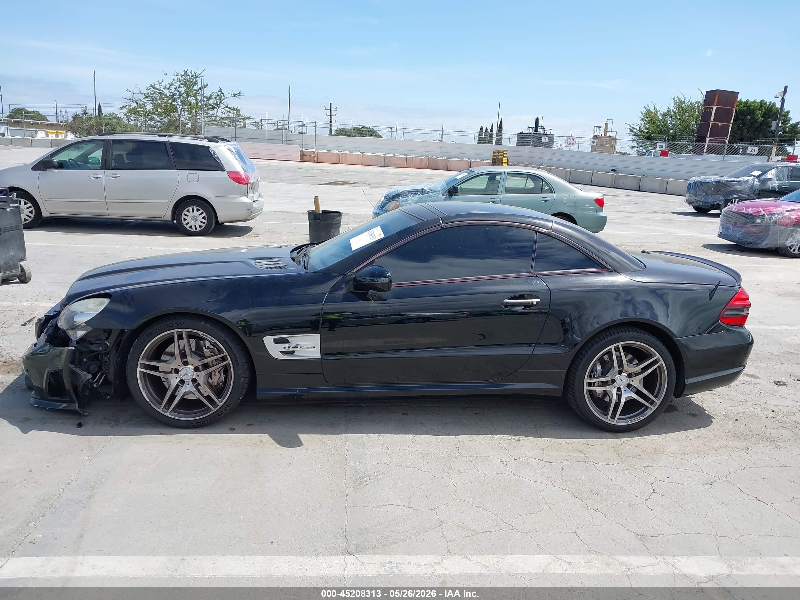 2011 Mercedes-benz Sl 63 Amg   Black vin: WDBSK7AA3BF161217