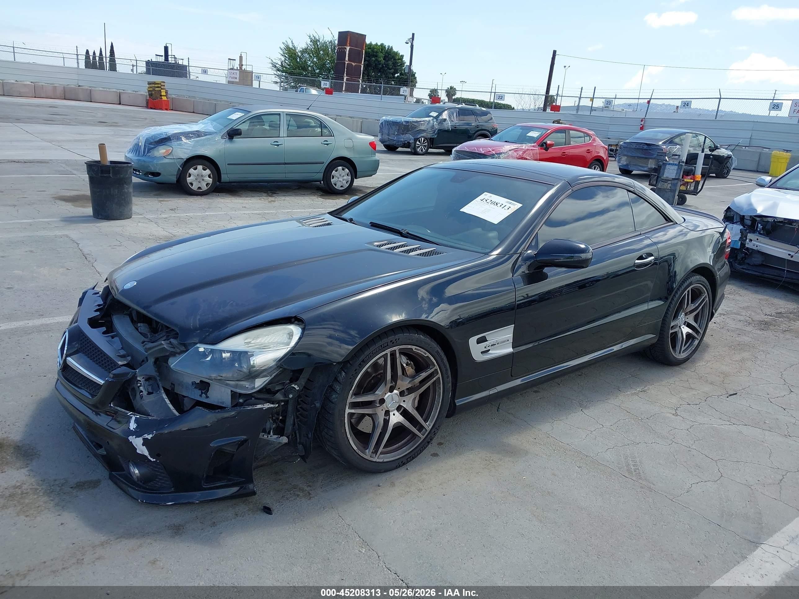 2011 Mercedes-benz Sl 63 Amg   Black vin: WDBSK7AA3BF161217