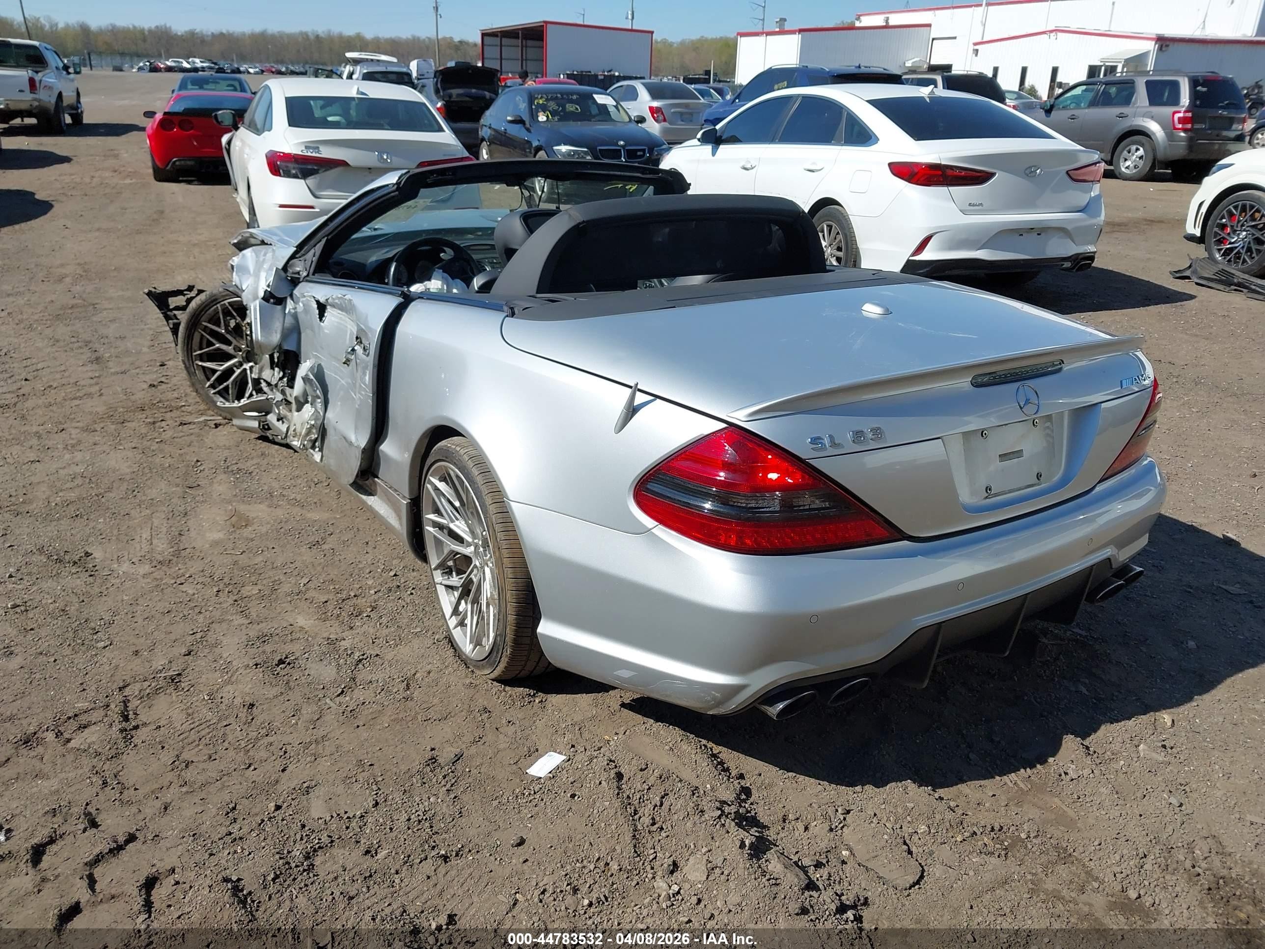 2011 Mercedes-benz Sl 63 Amg   Silver vin: WDBSK7AA4BF162246
