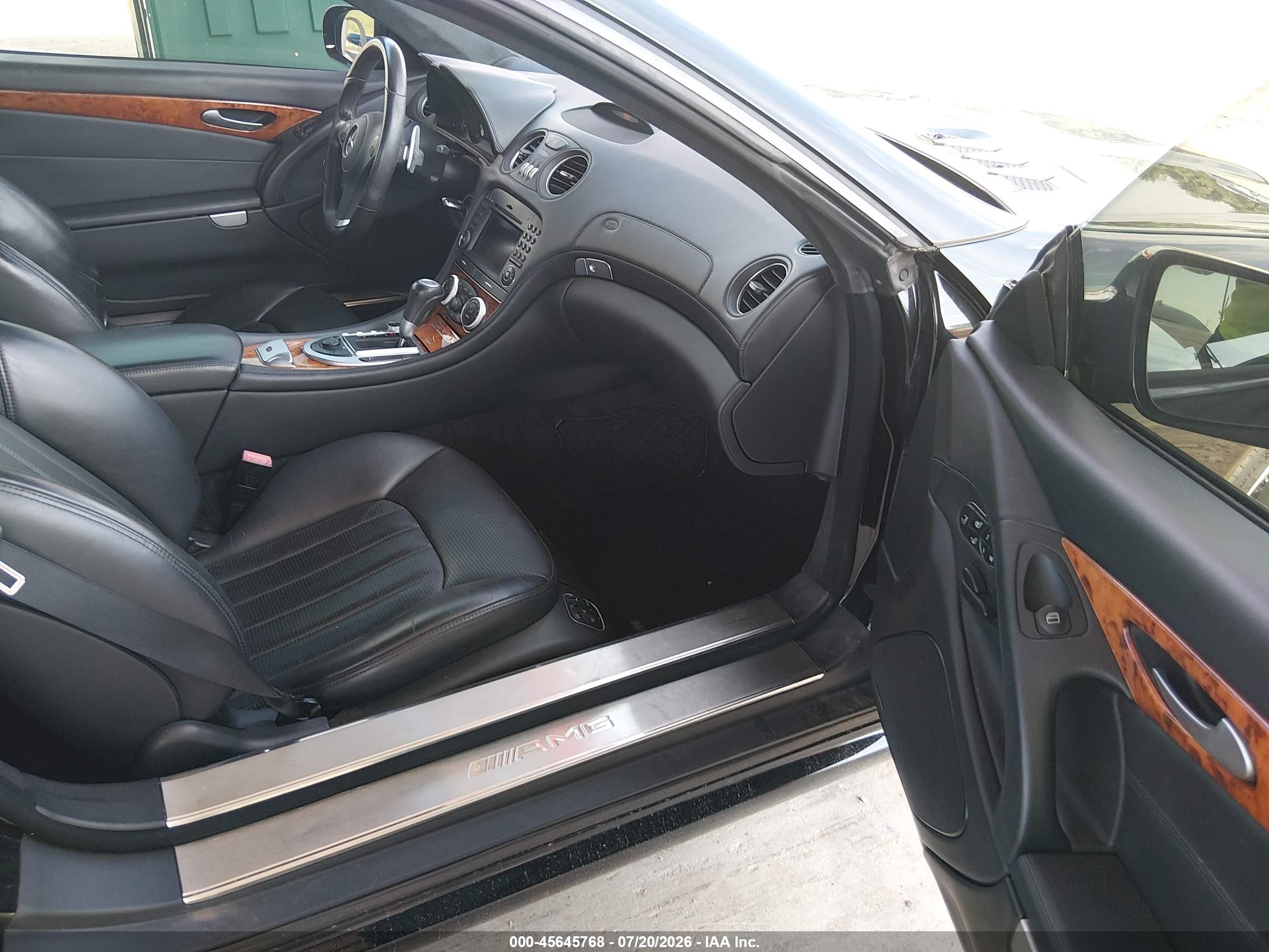 2011 Mercedes-benz Sl 63 Amg   Черный vin: WDBSK7AA9BF162694