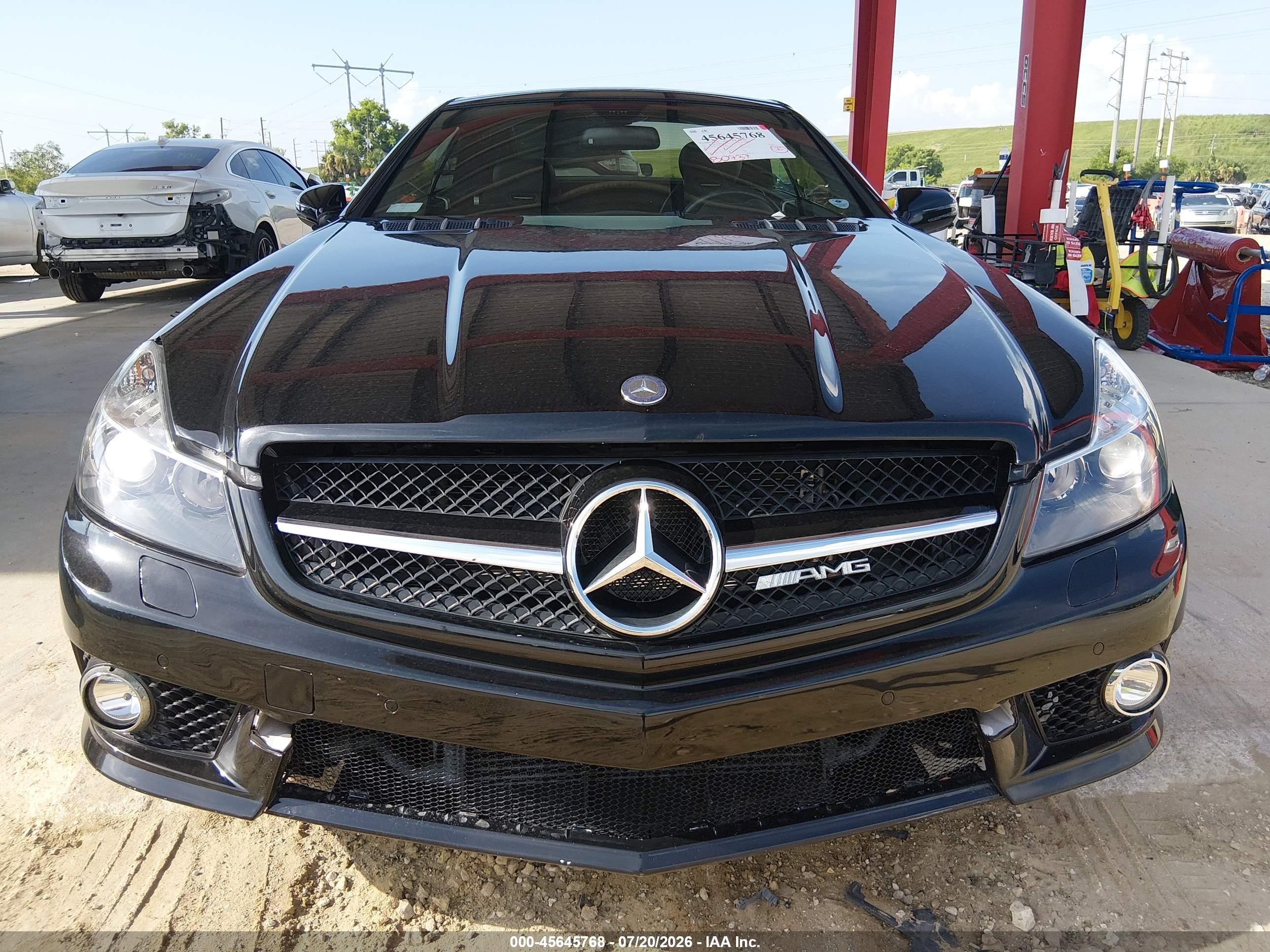 2011 Mercedes-benz Sl 63 Amg   Черный vin: WDBSK7AA9BF162694