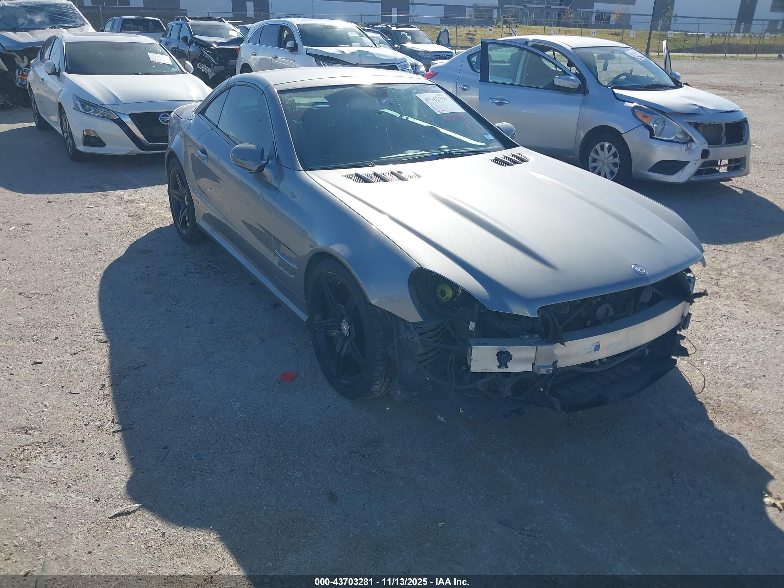 2012 Mercedes-benz Sl 550   Gray vin: WDBSK7BA2CF169373