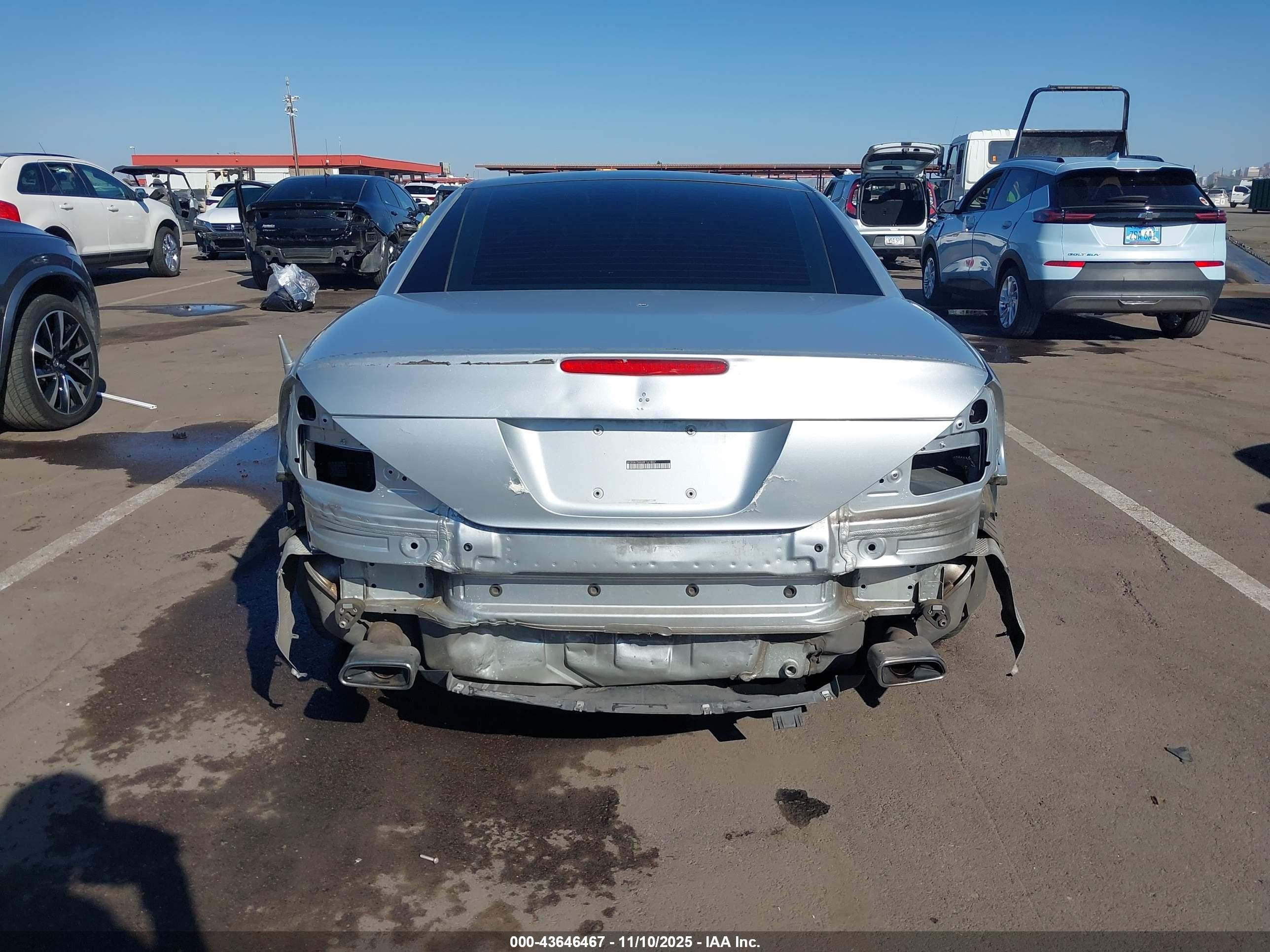 2011 Mercedes-benz Sl 550   Серый vin: WDBSK7BA4BF161807