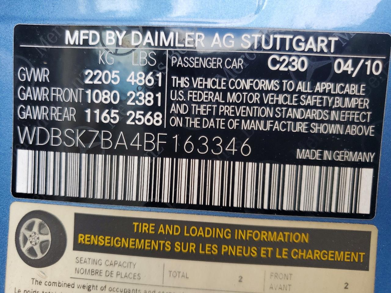 2011 Mercedes-benz Sl 550 Blue vin: WDBSK7BA4BF163346