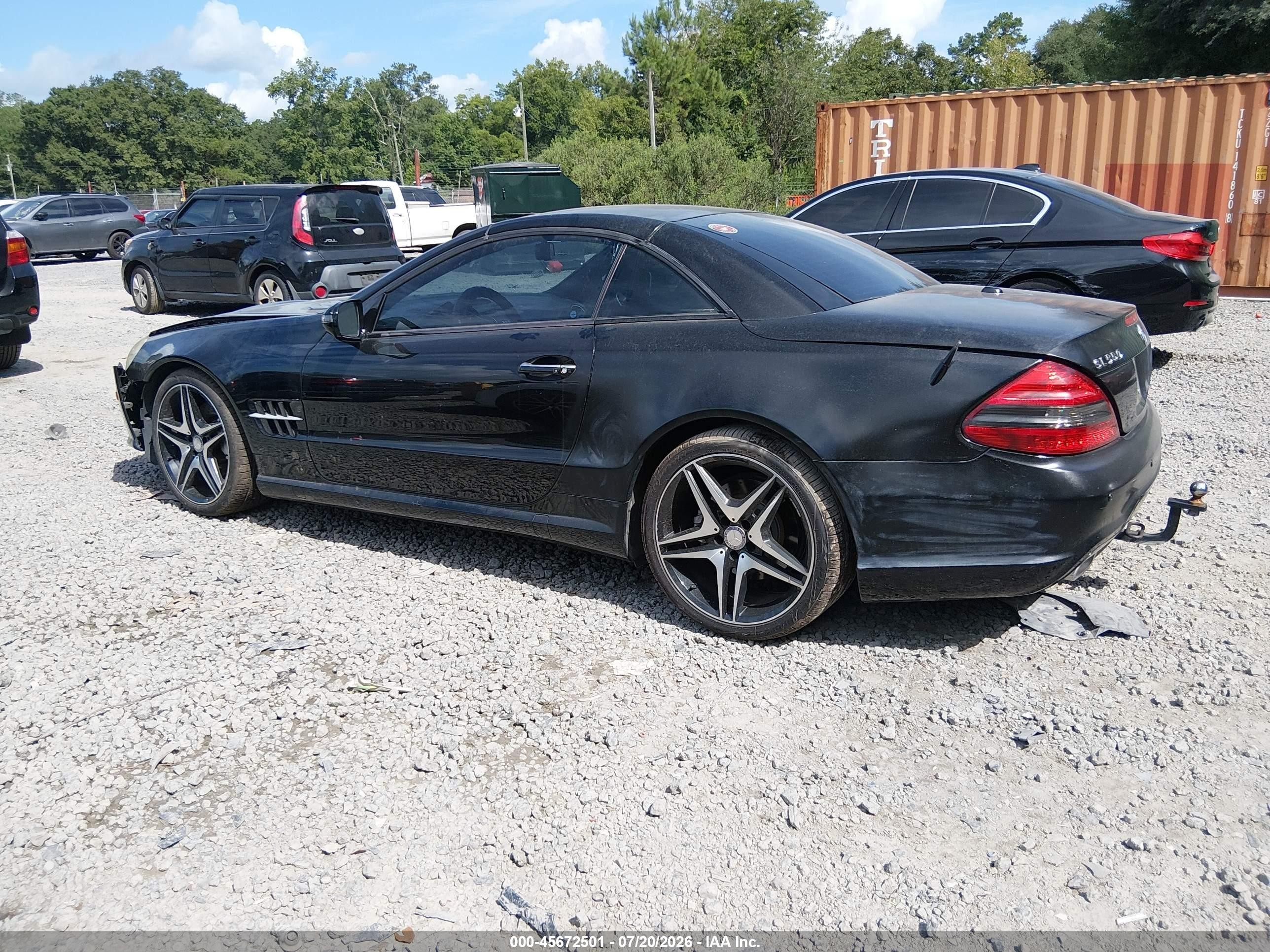 2012 Mercedes-benz Sl 550   Black vin: WDBSK7BA4CF168337