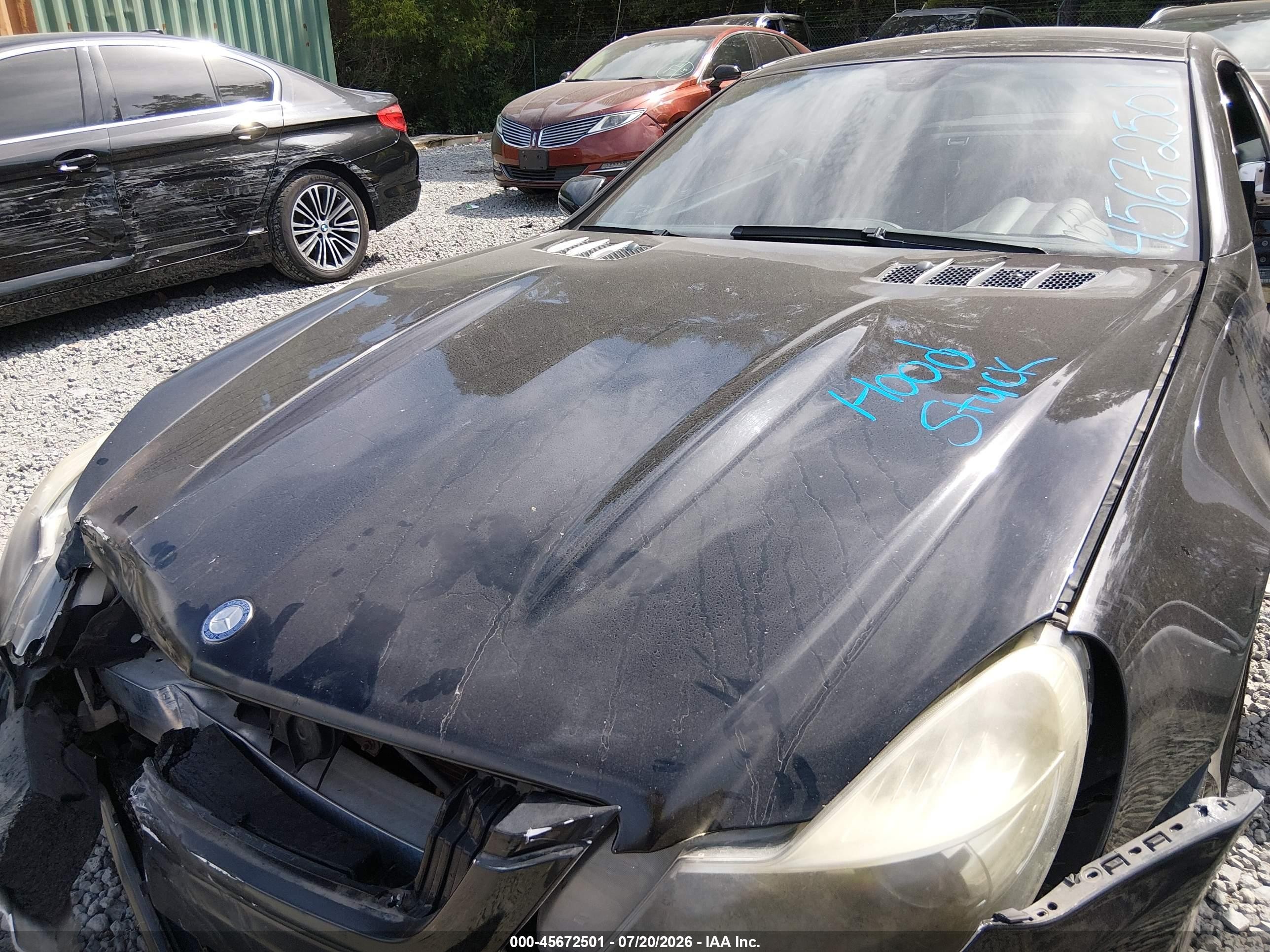 2012 Mercedes-benz Sl 550   Black vin: WDBSK7BA4CF168337