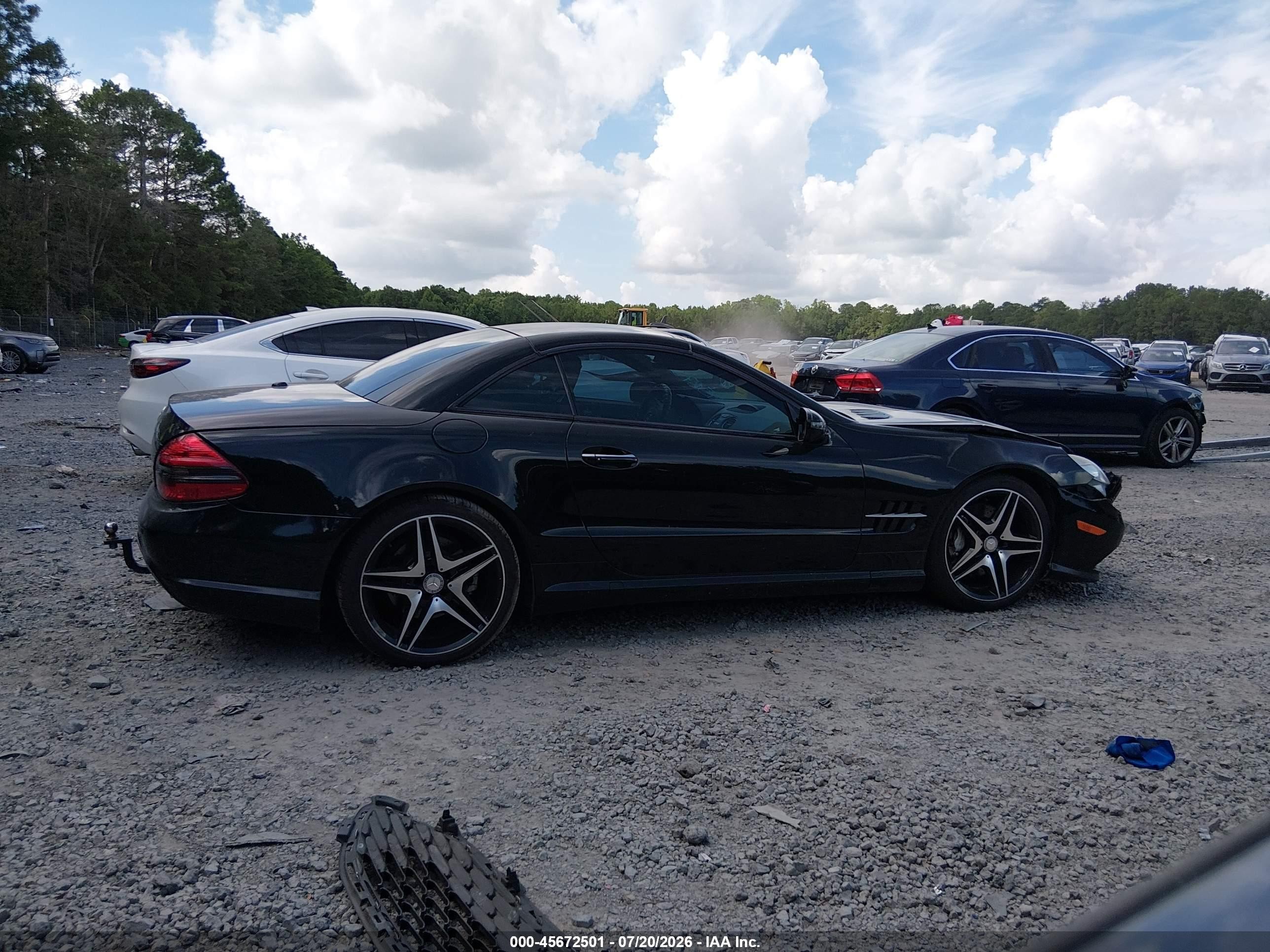 2012 Mercedes-benz Sl 550   Black vin: WDBSK7BA4CF168337