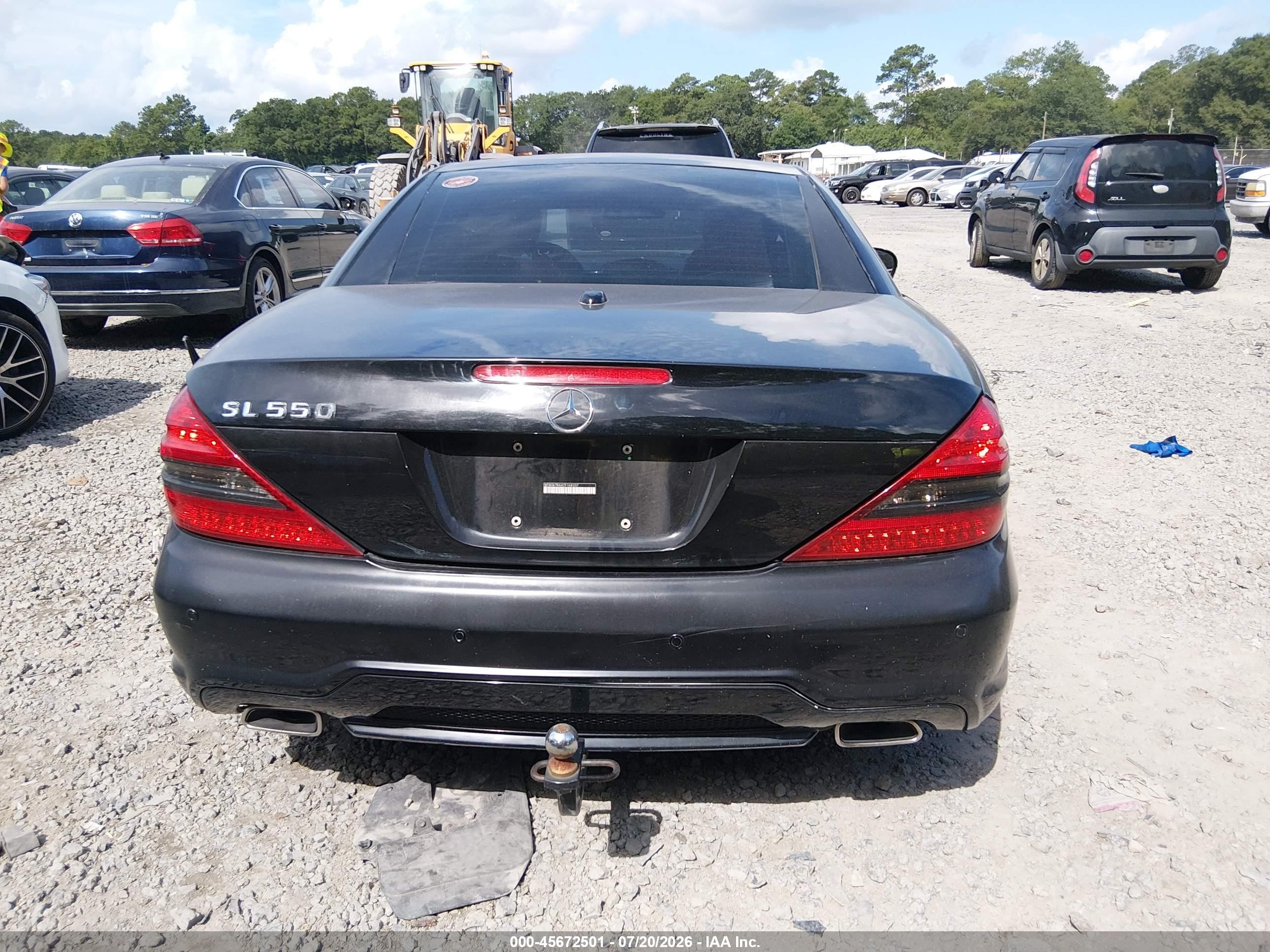 2012 Mercedes-benz Sl 550   Black vin: WDBSK7BA4CF168337