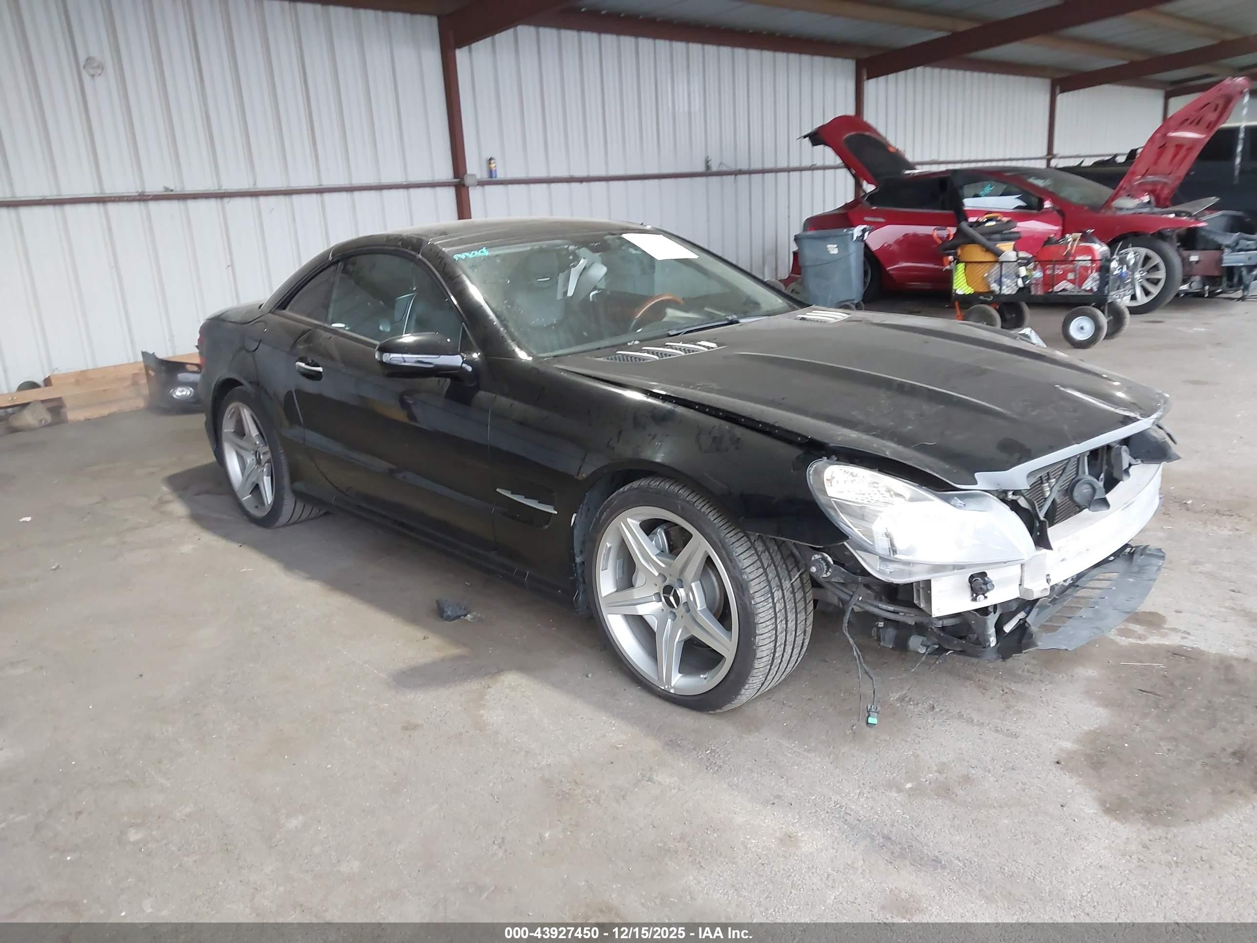 2011 Mercedes-benz Sl 550   Black vin: WDBSK7BA5BF163081