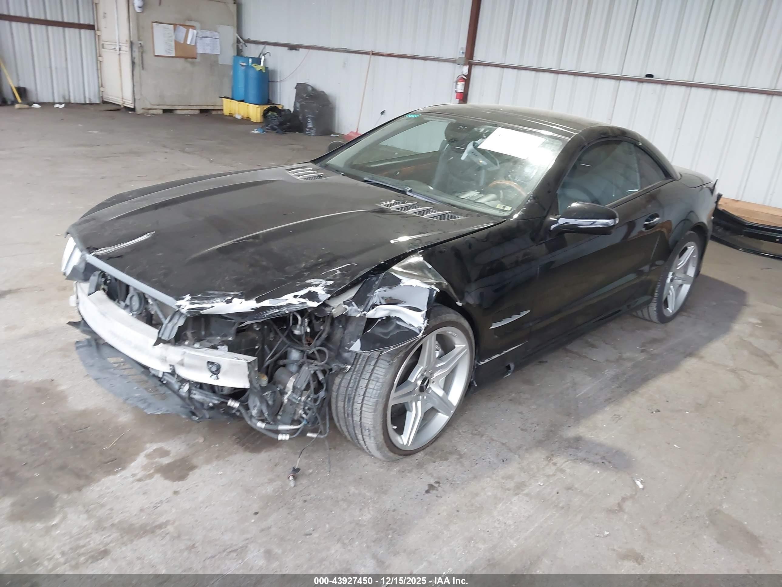2011 Mercedes-benz Sl 550   Black vin: WDBSK7BA5BF163081