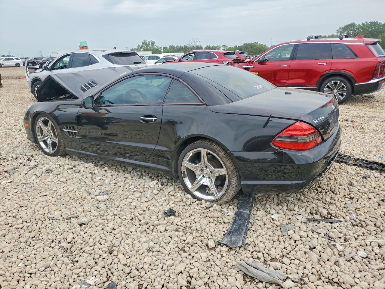 2011 Mercedes-benz Sl 550 Black vin: WDBSK7BA6BF161534