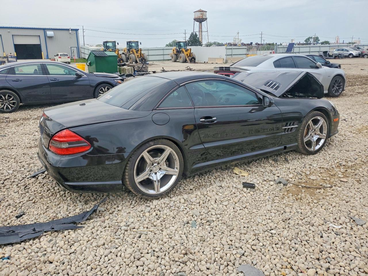 2011 Mercedes-benz Sl 550 Black vin: WDBSK7BA6BF161534