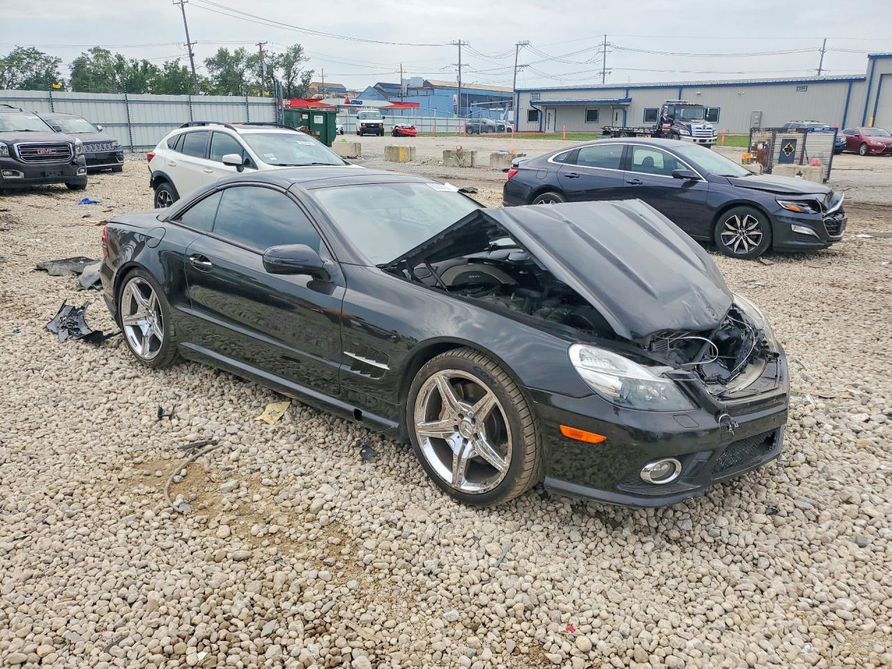 2011 Mercedes-benz Sl 550 Black vin: WDBSK7BA6BF161534