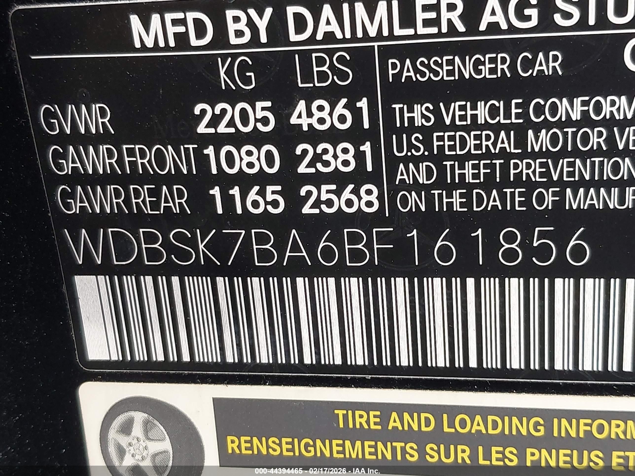 2011 Mercedes-benz Sl 550   Black vin: WDBSK7BA6BF161856