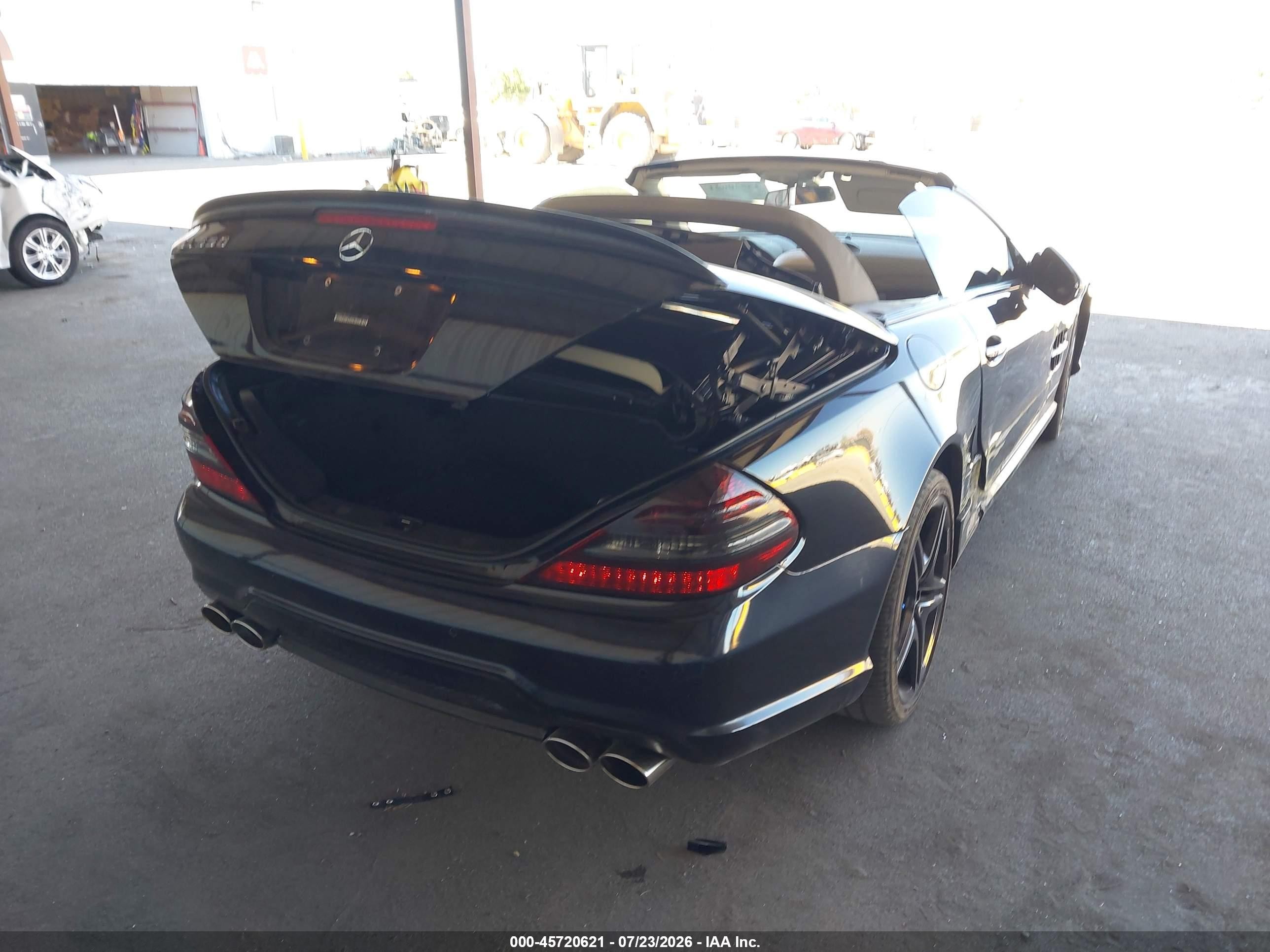 2011 Mercedes-benz Sl 550   Black vin: WDBSK7BA6BF165437