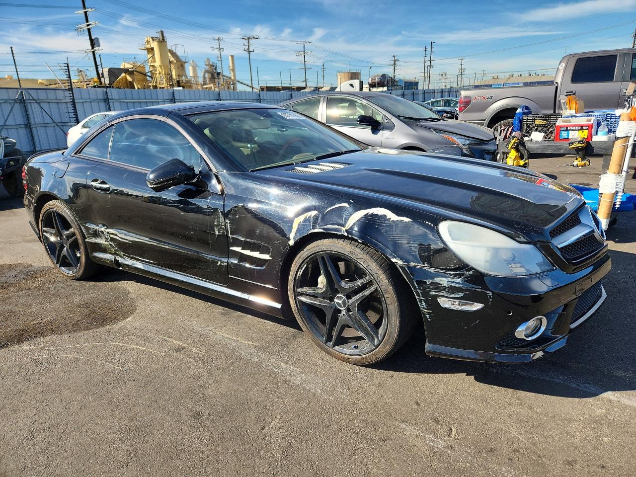 2011 Mercedes-benz Sl 550 Черный vin: WDBSK7BA6BF165437
