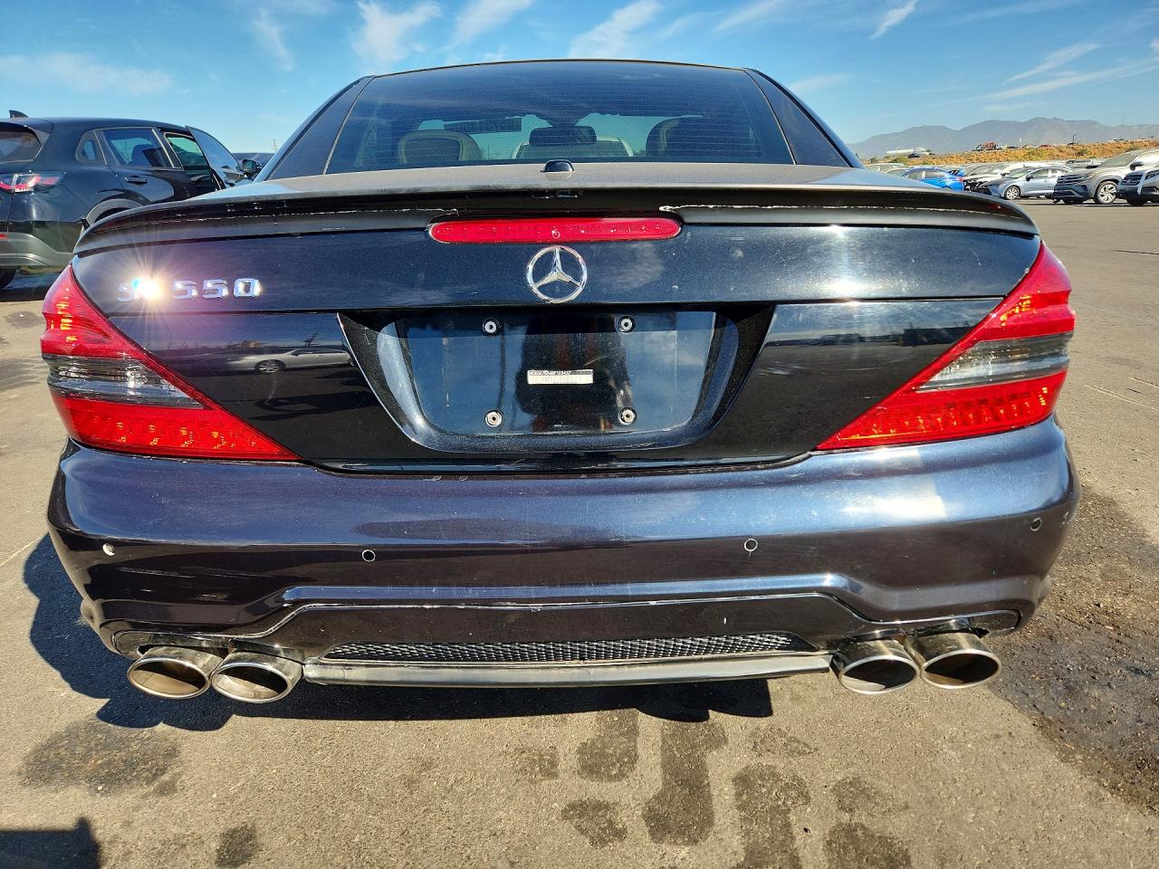 2011 Mercedes-benz Sl 550 Черный vin: WDBSK7BA6BF165437