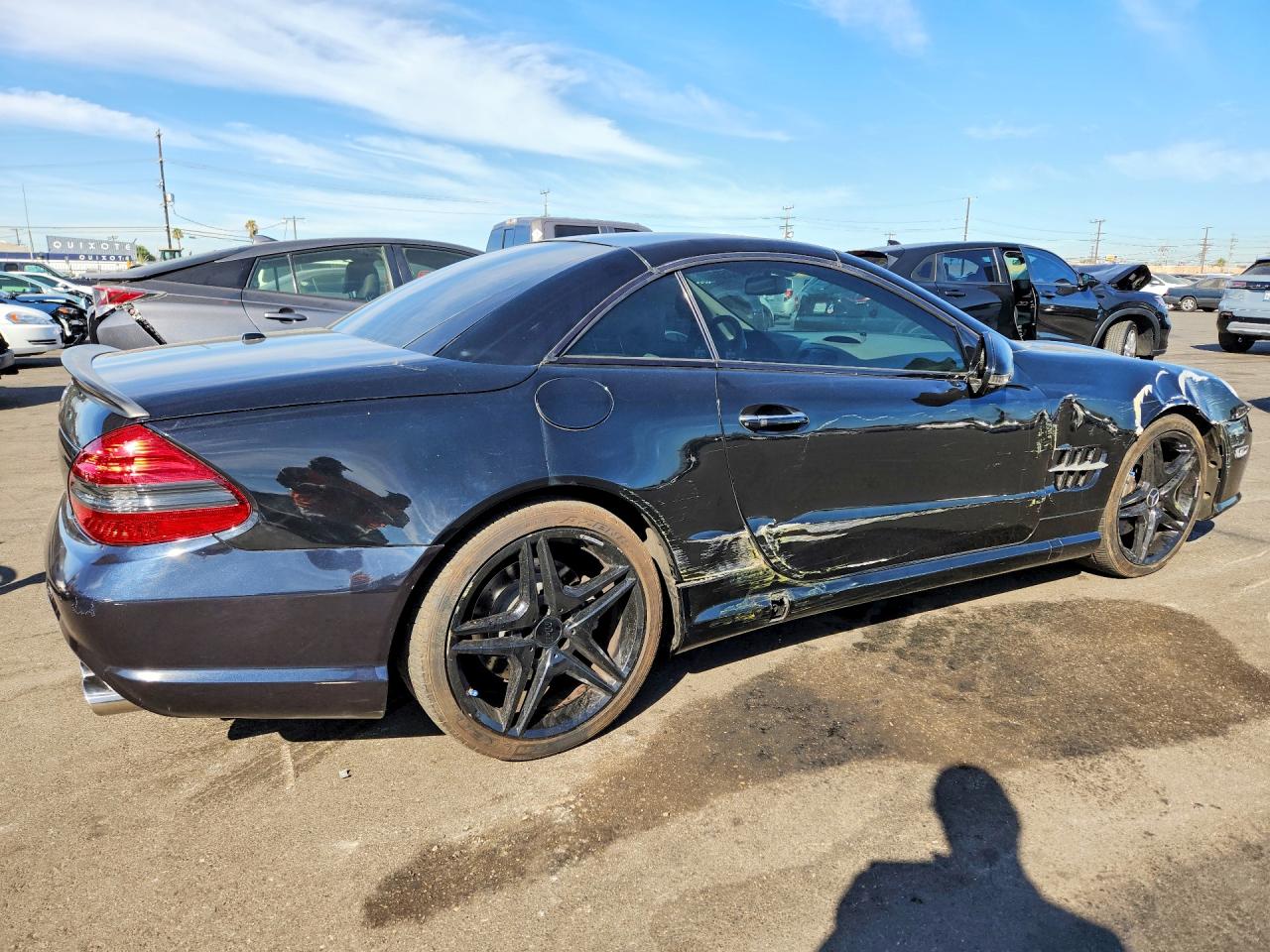 2011 Mercedes-benz Sl 550 Черный vin: WDBSK7BA6BF165437