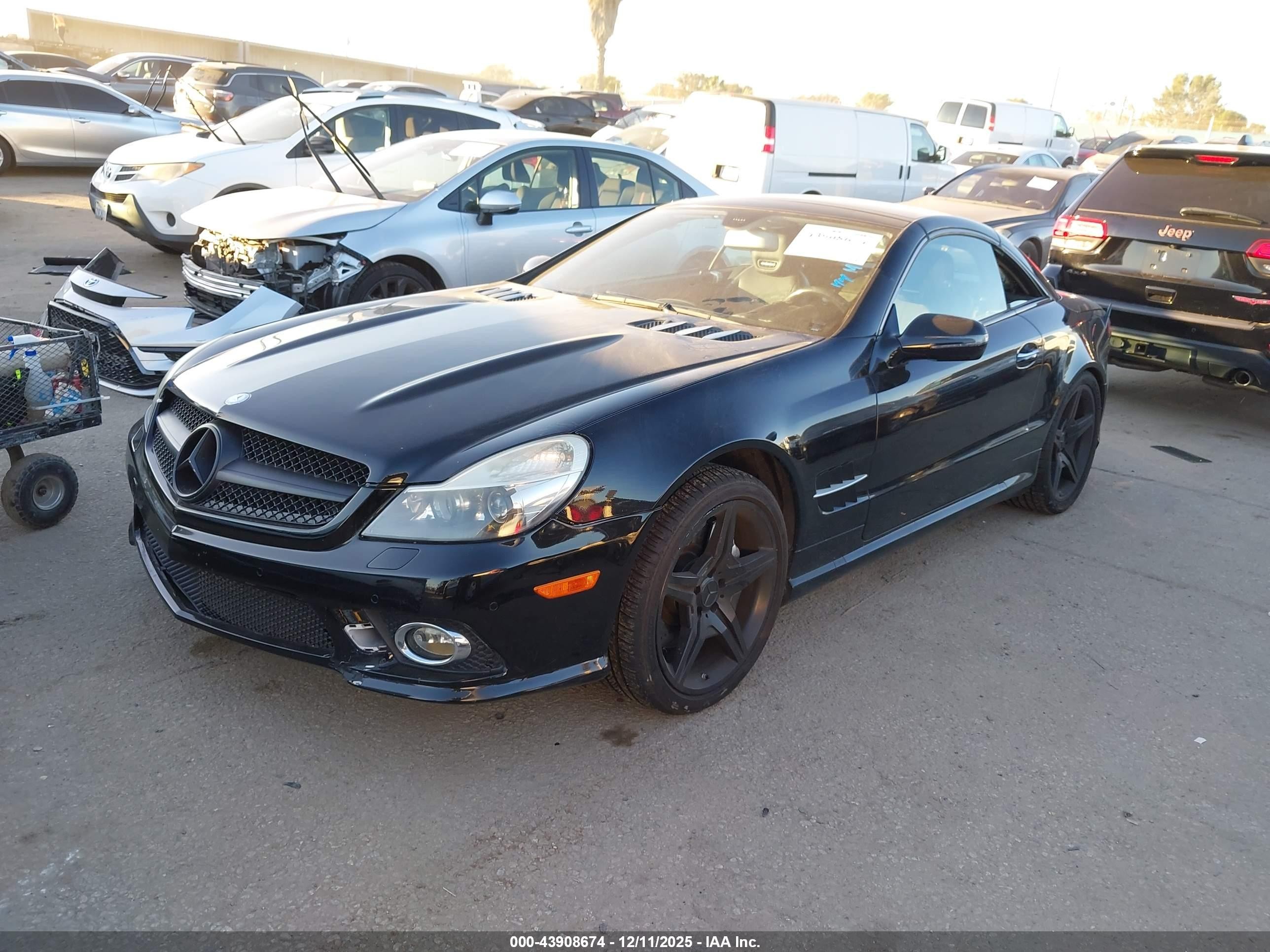 2011 Mercedes-benz Sl 550   Black vin: WDBSK7BA9BF167456