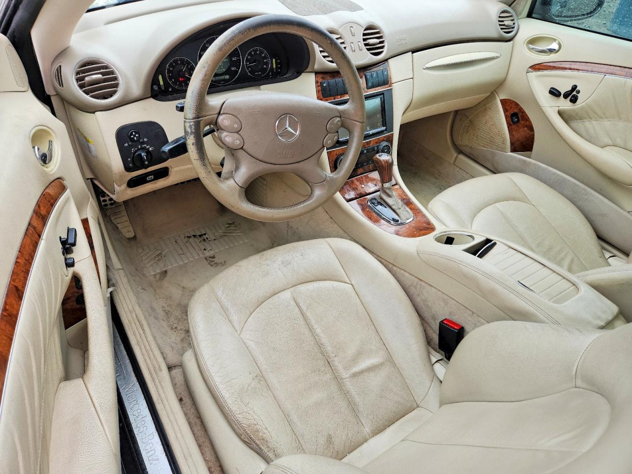 2008 Mercedes-benz Clk 350 Gray vin: WDBTJ56H08F248826