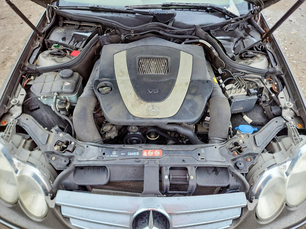 2008 Mercedes-benz Clk 350 Gray vin: WDBTJ56H08F248826
