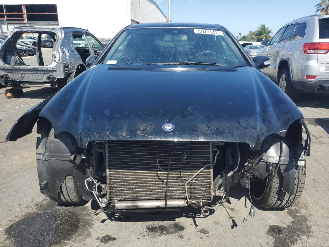 2008 Mercedes-benz Clk 350 Черный vin: WDBTJ56H08F249362 Damage: Front Bumper Reinforcement, Broken, Replacement Required