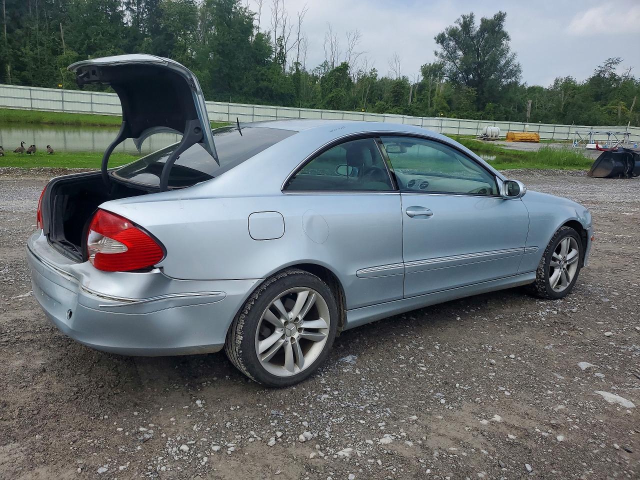 2006 Mercedes-benz Clk 350 Blue vin: WDBTJ56H16F187791