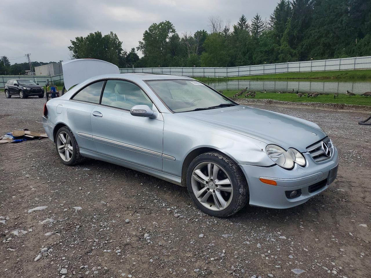 2006 Mercedes-benz Clk 350 Blue vin: WDBTJ56H16F187791
