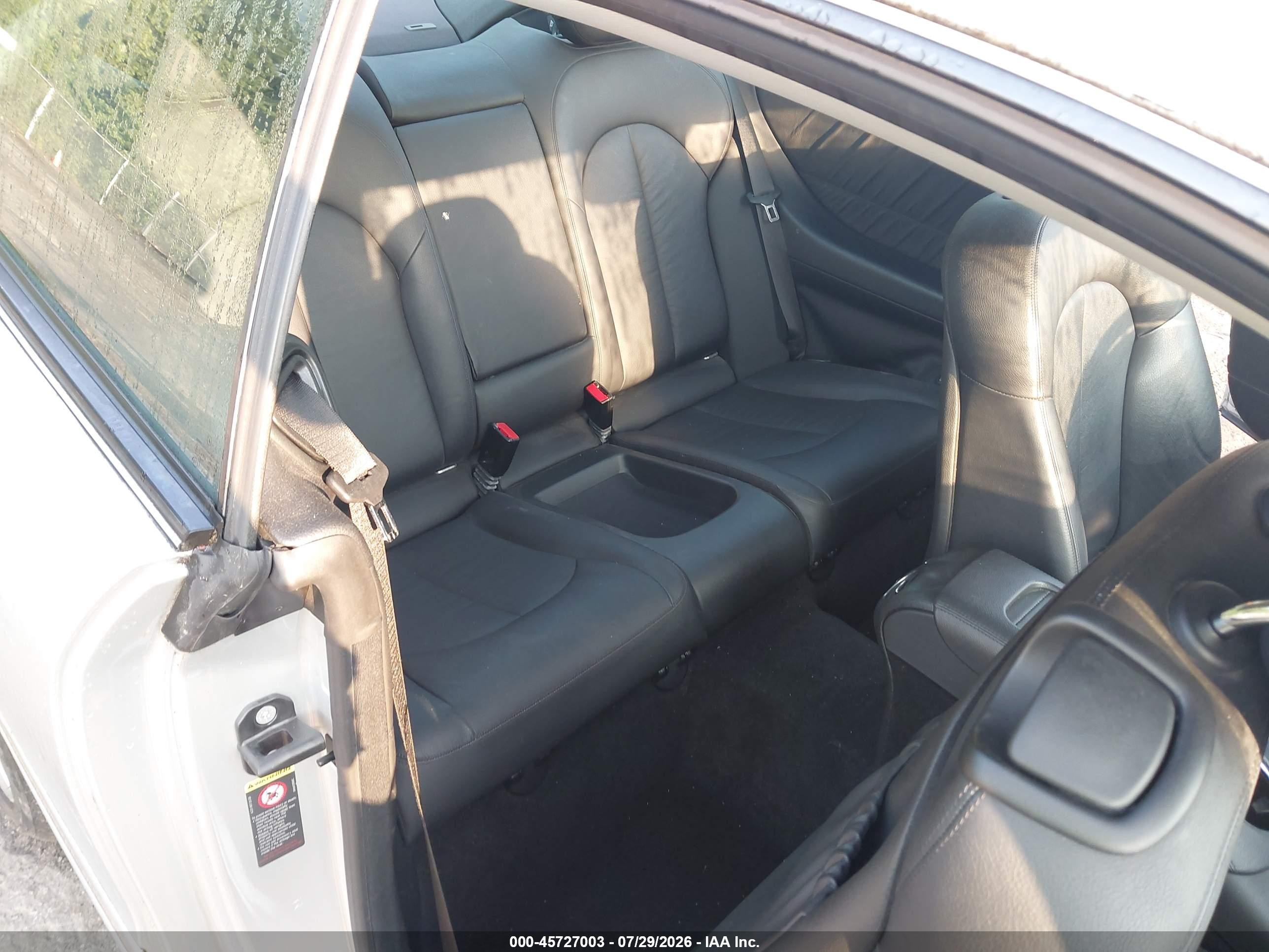 2009 Mercedes-benz Clk 350   Silver vin: WDBTJ56H19F262803