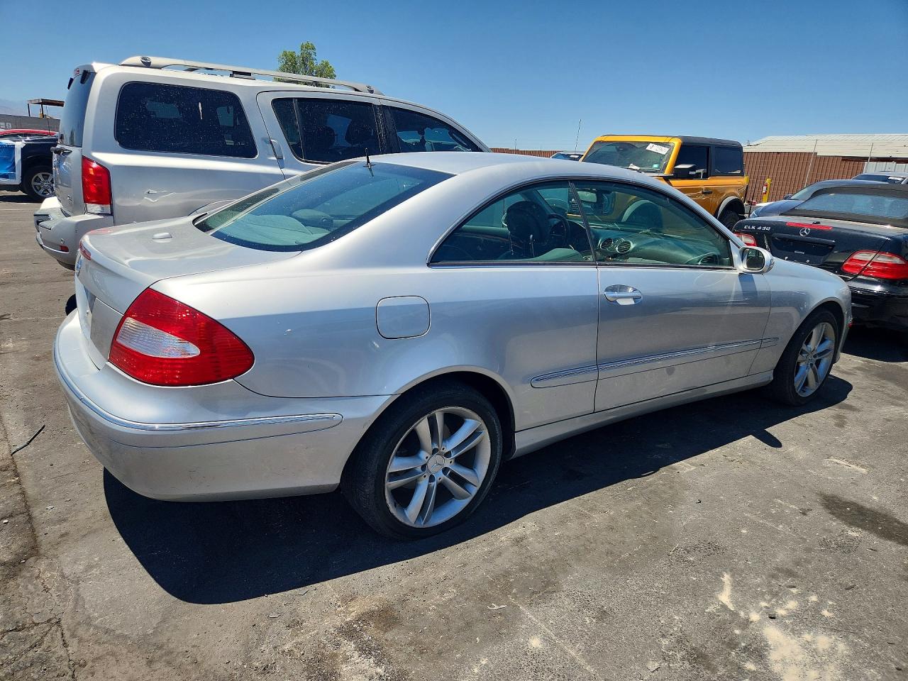 2006 Mercedes-benz Clk 350 Серебряный vin: WDBTJ56H26F191638