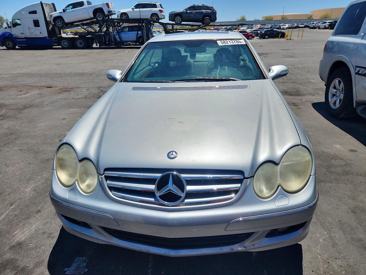 2006 Mercedes-benz Clk 350 Серебряный vin: WDBTJ56H26F191638