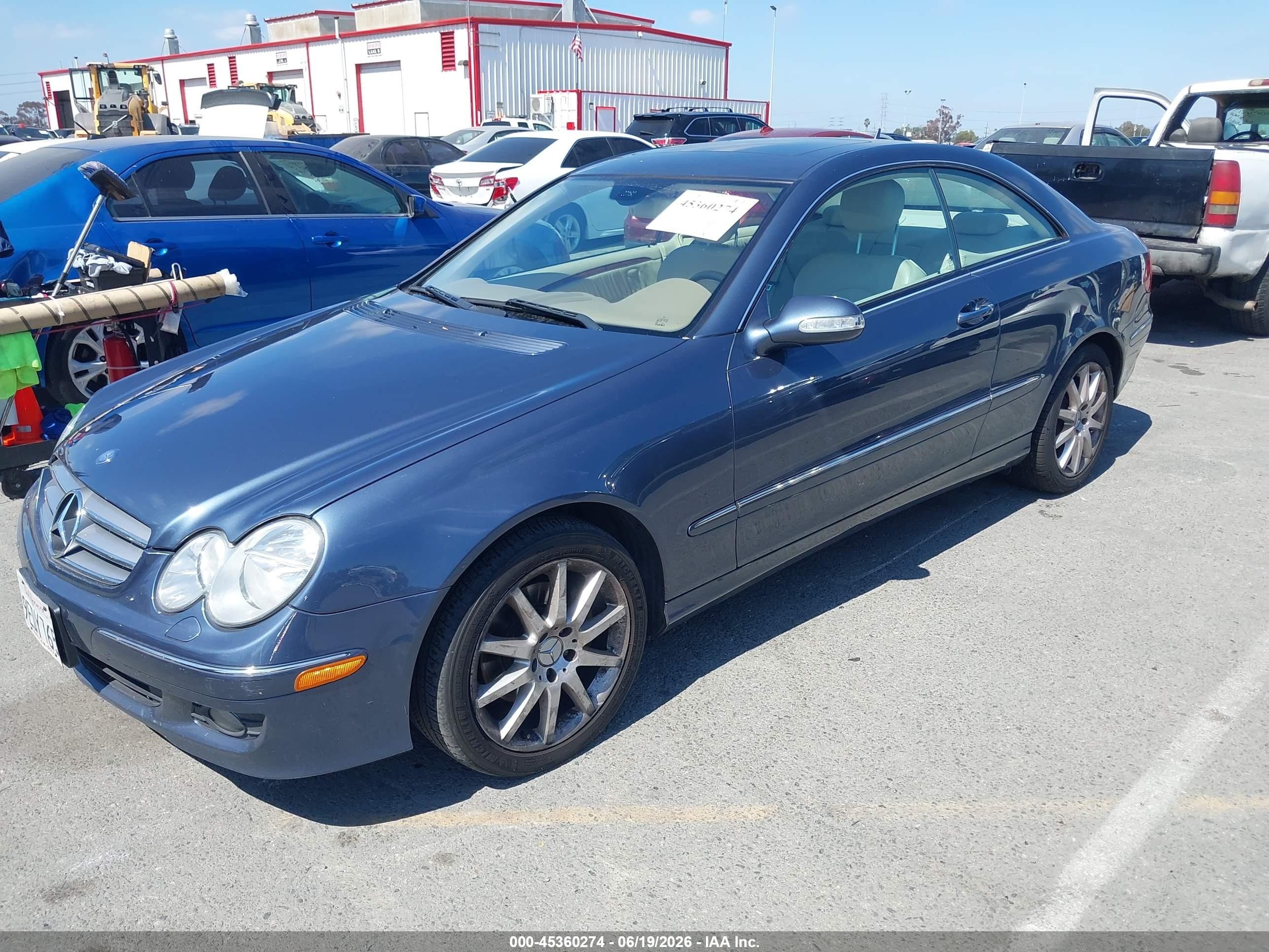 2007 Mercedes-benz Clk 350   Серый vin: WDBTJ56H27F232612