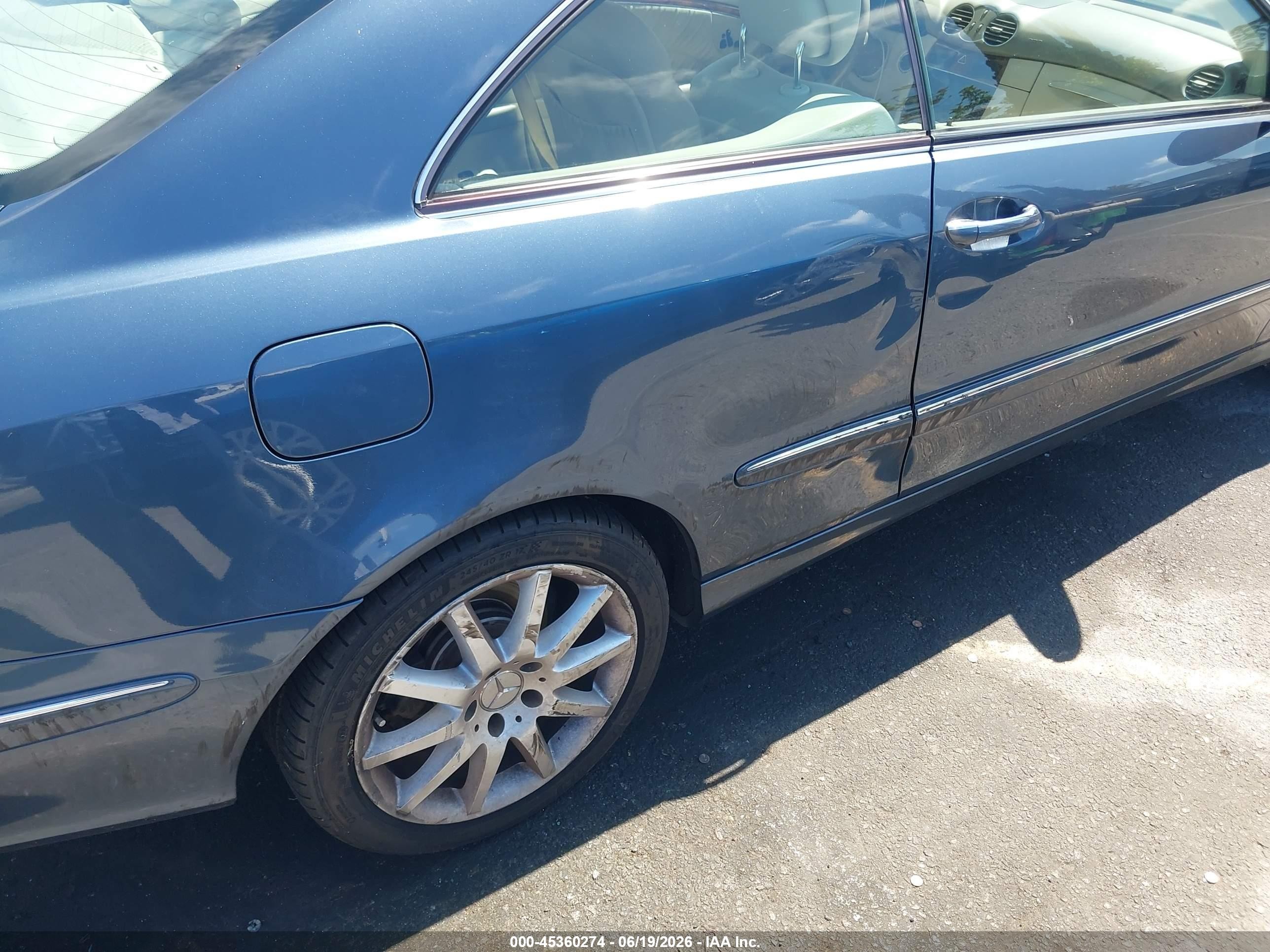 2007 Mercedes-benz Clk 350   Серый vin: WDBTJ56H27F232612