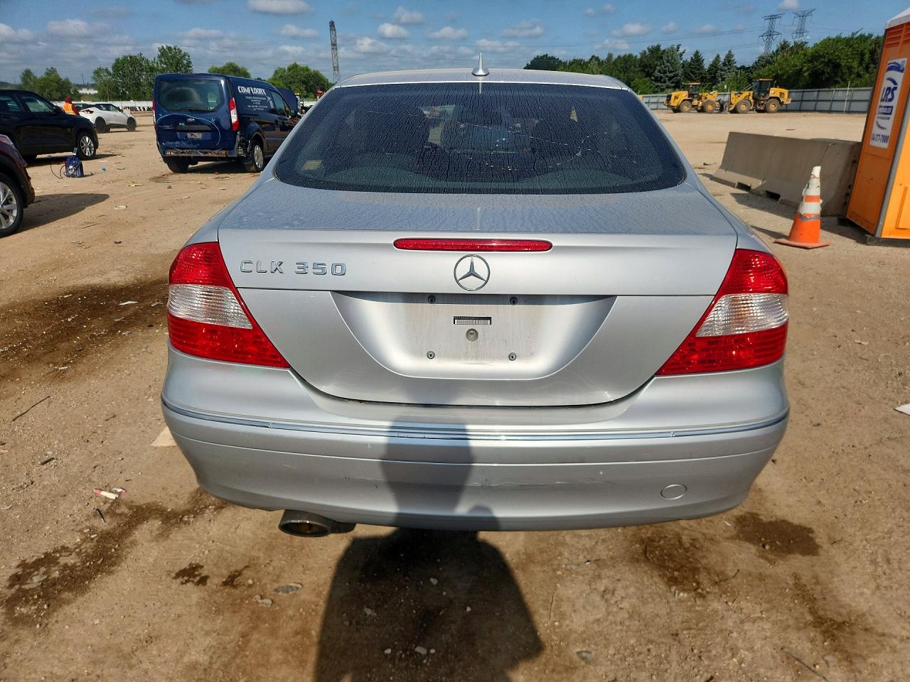 2008 Mercedes-benz Clk 350 Серебряный vin: WDBTJ56H38F236010