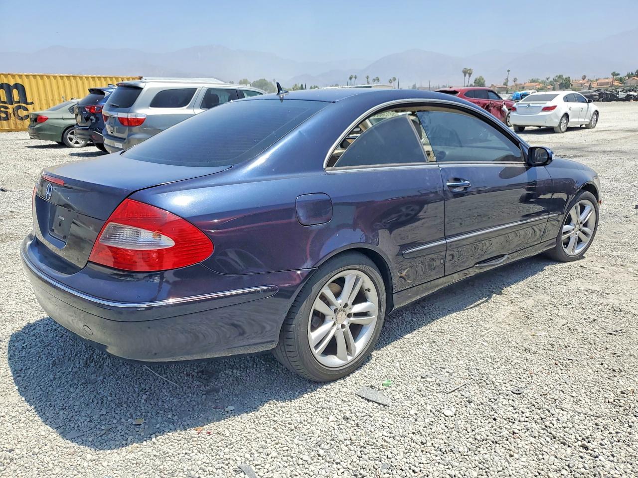 2008 Mercedes-benz Clk 350 Синий vin: WDBTJ56H38F241921