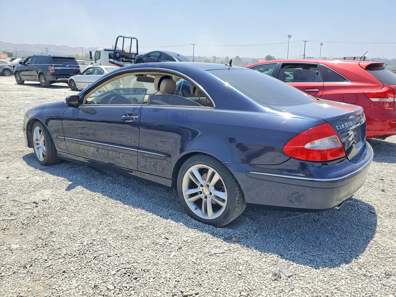 2008 Mercedes-benz Clk 350 Синий vin: WDBTJ56H38F241921