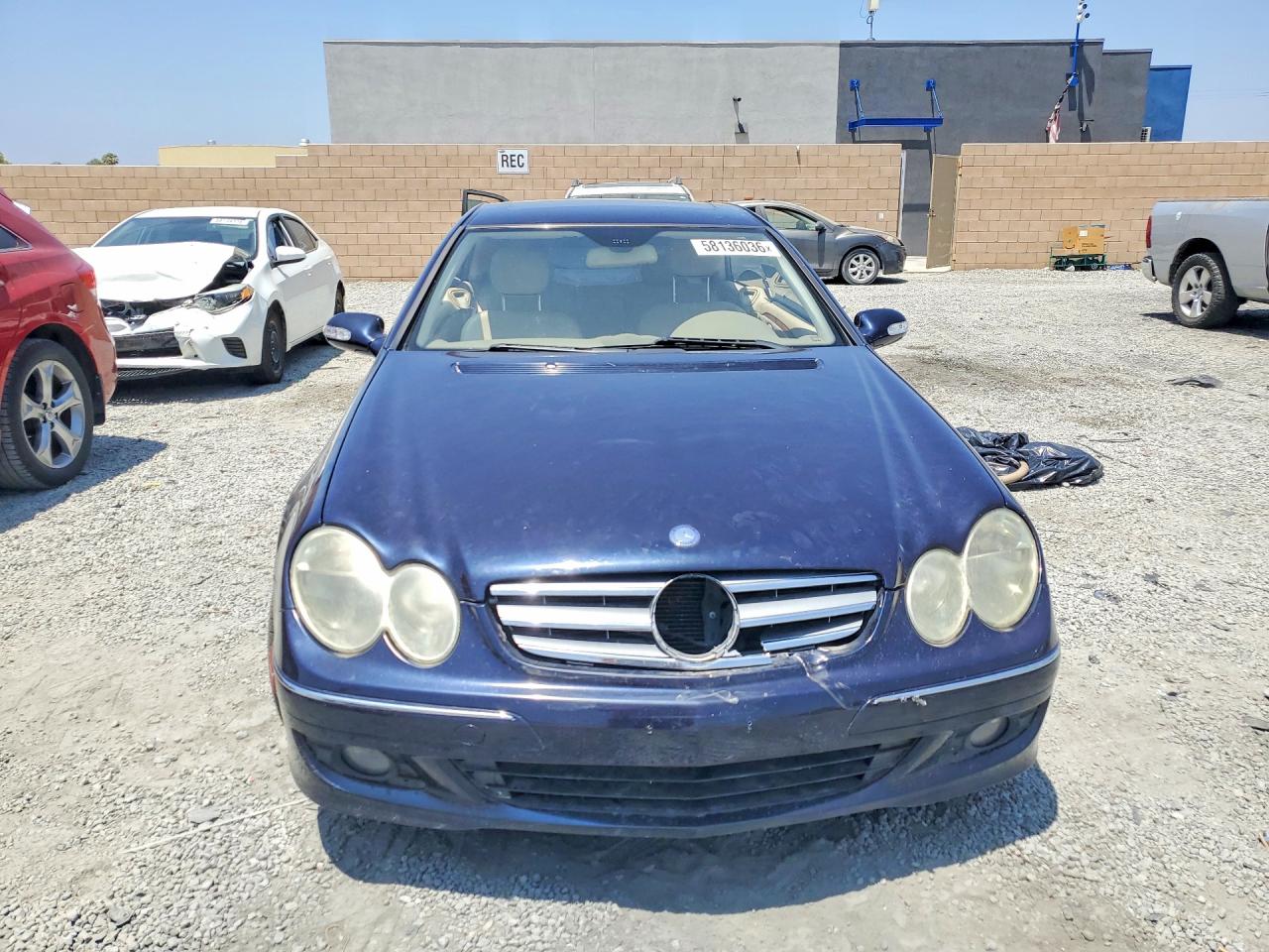 2008 Mercedes-benz Clk 350 Синий vin: WDBTJ56H38F241921