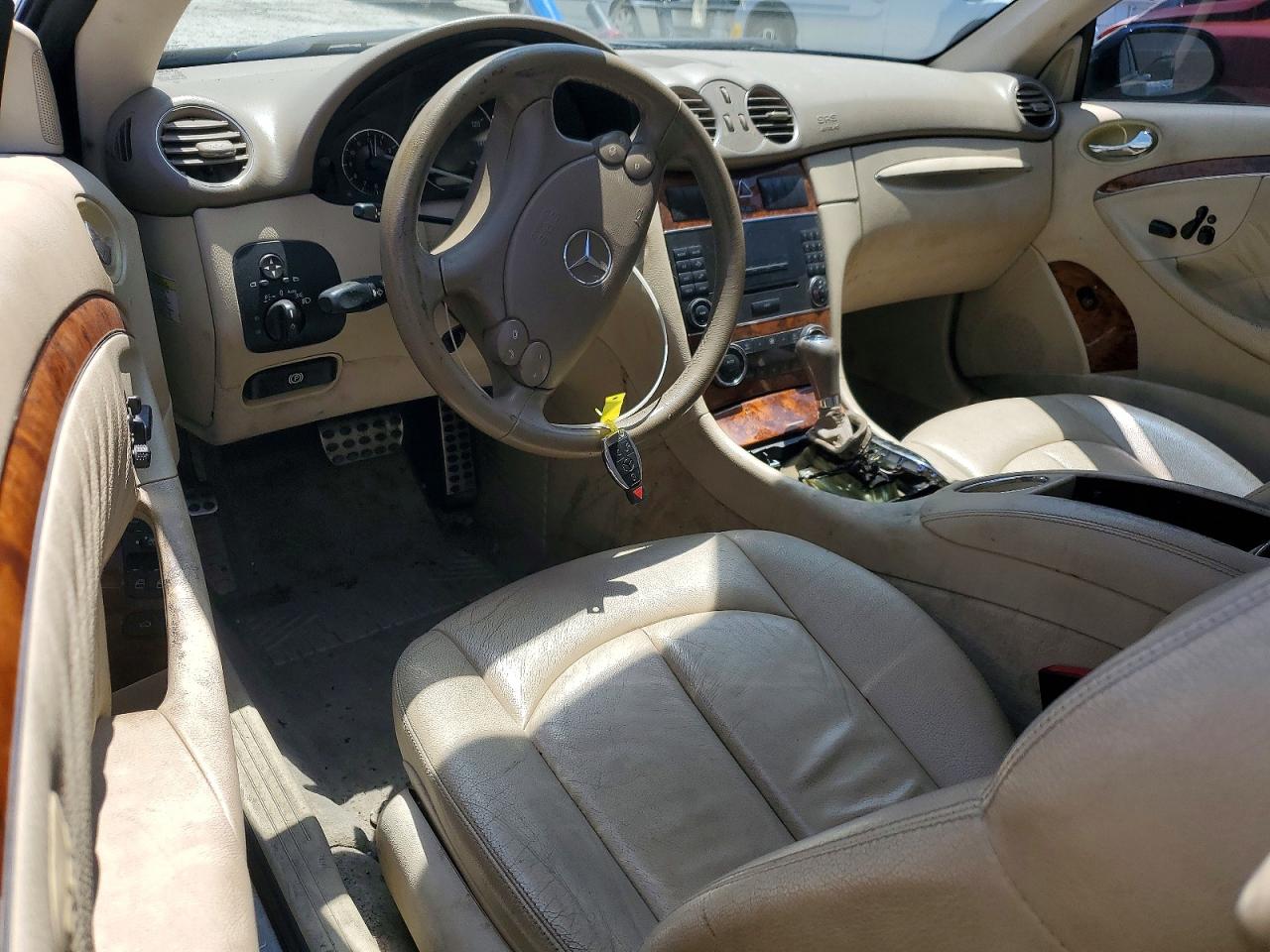 2008 Mercedes-benz Clk 350 Синий vin: WDBTJ56H38F241921
