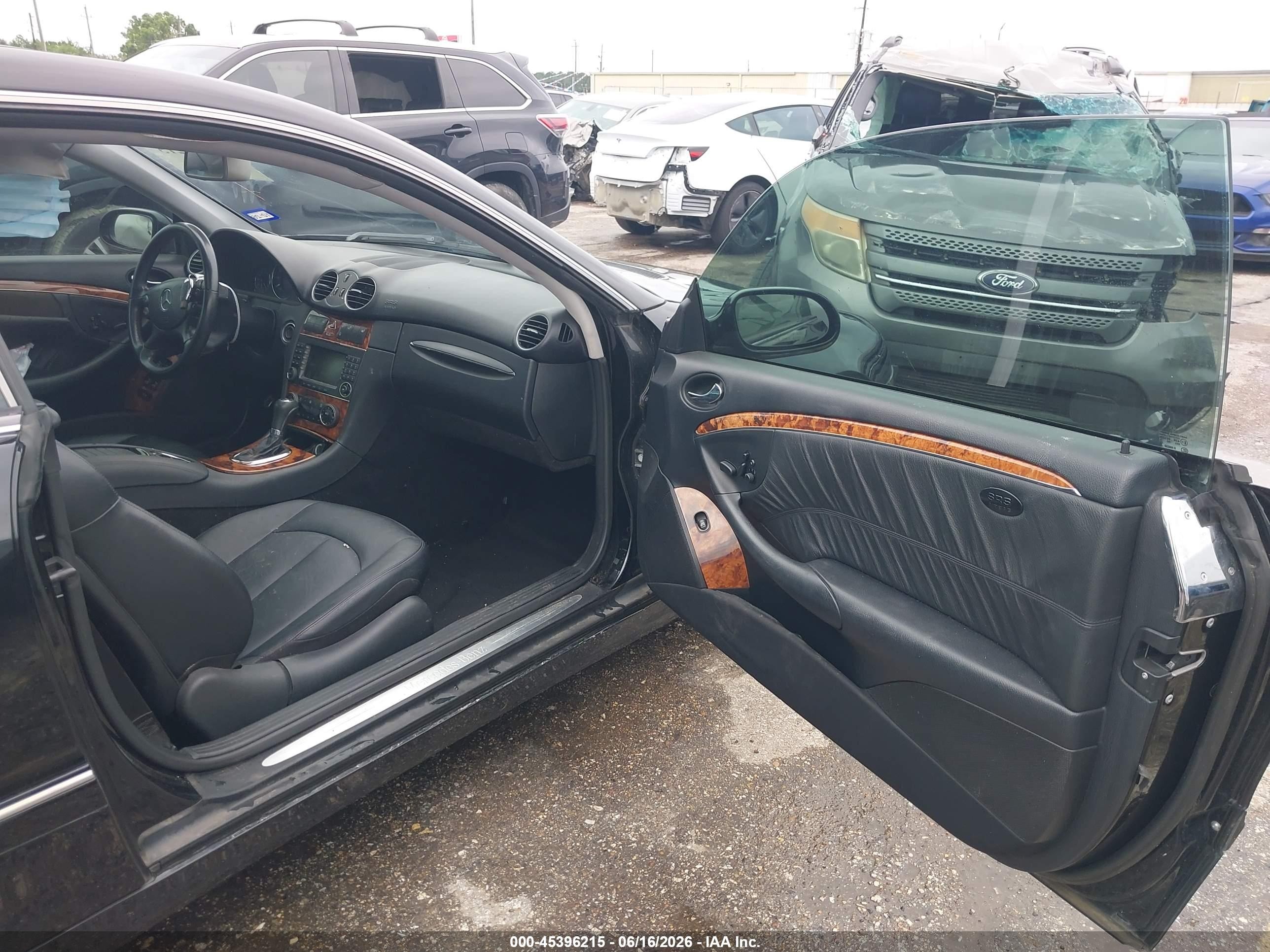 2009 Mercedes-benz Clk 350   Black vin: WDBTJ56H39F263841