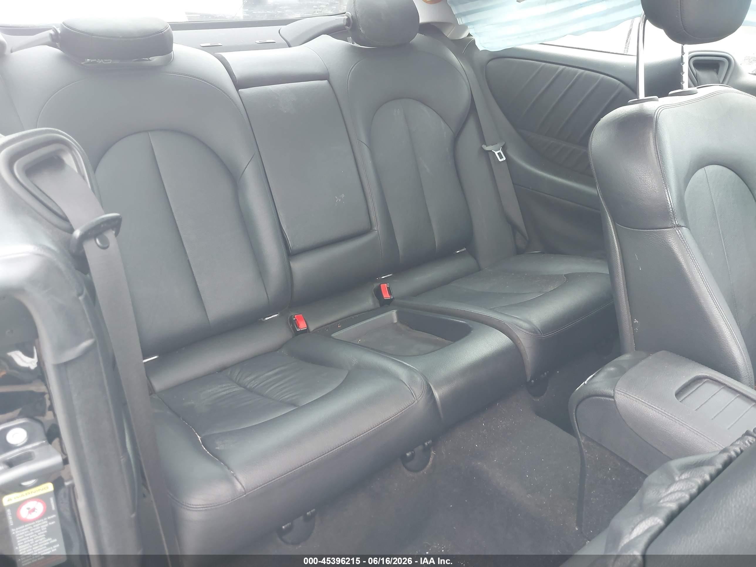 2009 Mercedes-benz Clk 350   Black vin: WDBTJ56H39F263841