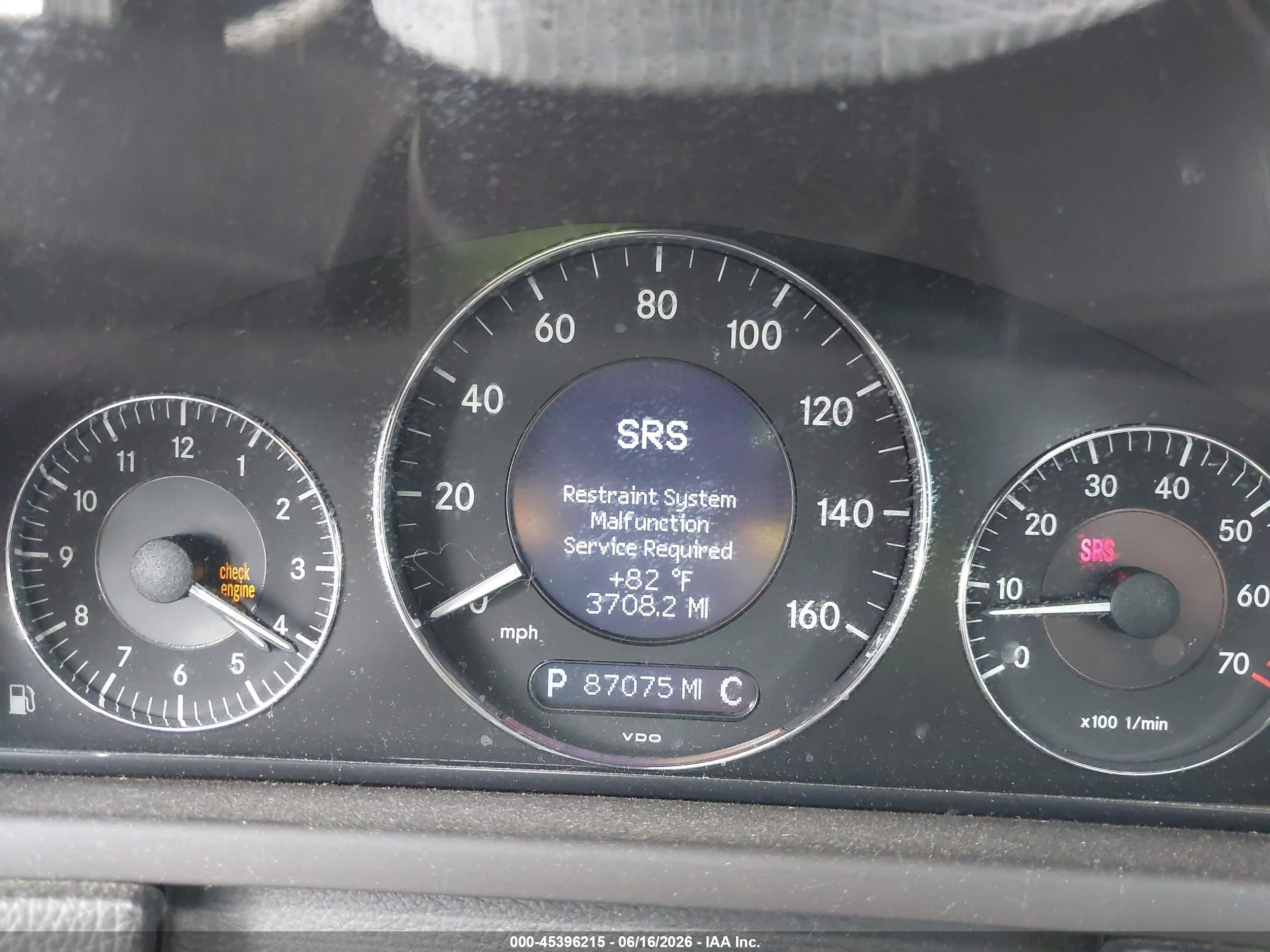 2009 Mercedes-benz Clk 350   Black vin: WDBTJ56H39F263841
