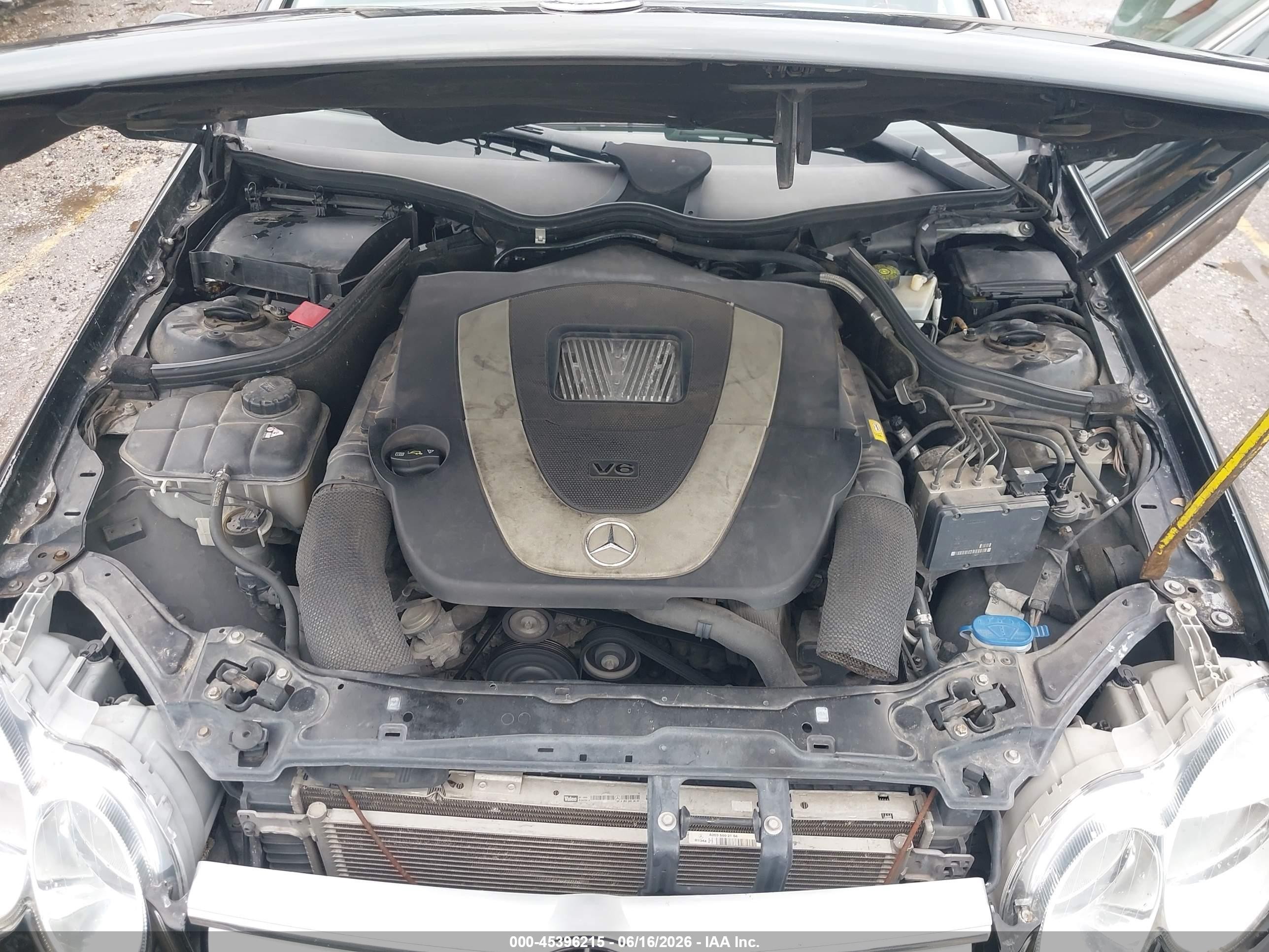 2009 Mercedes-benz Clk 350   Black vin: WDBTJ56H39F263841
